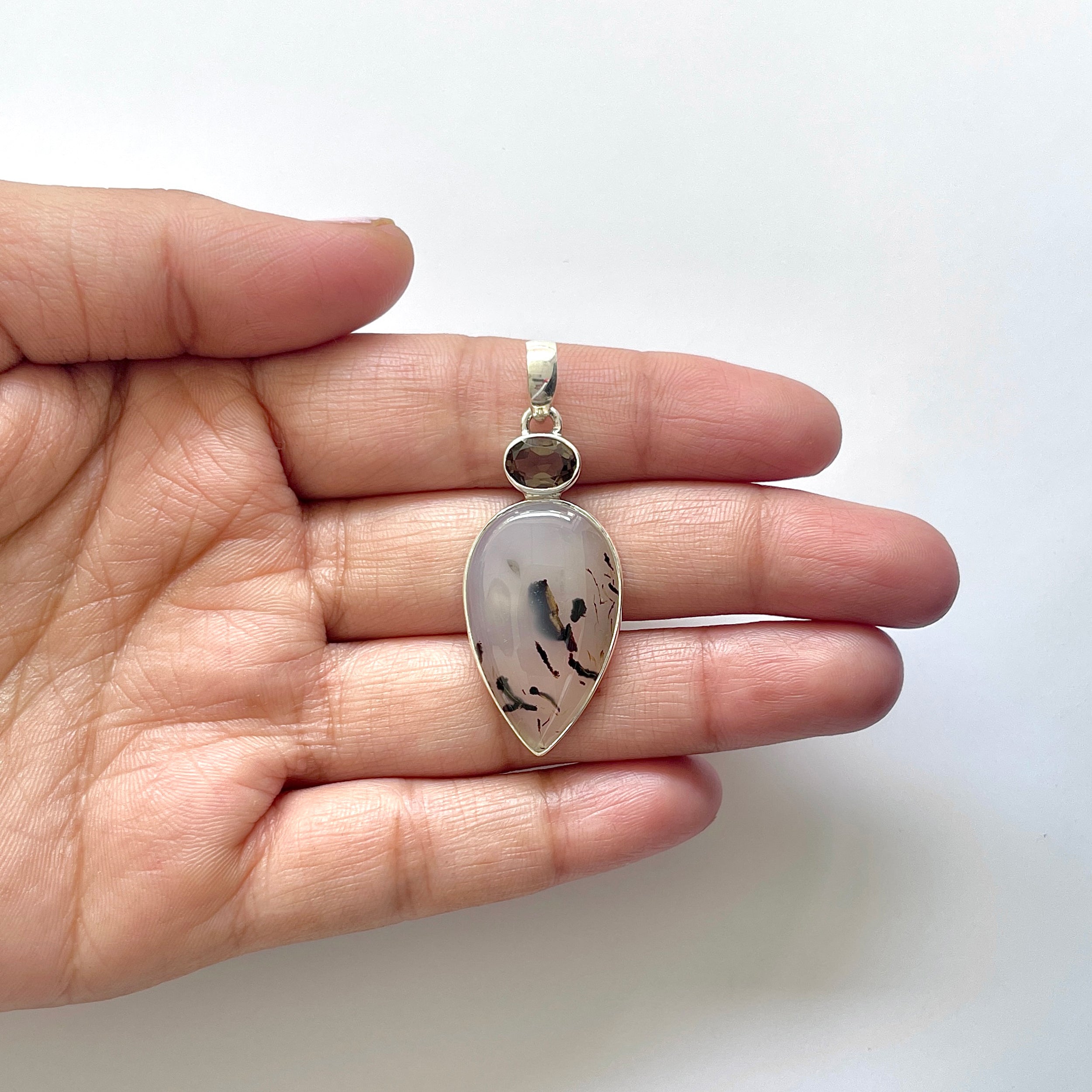 Montana Agate Pendant-(MTA-1-37)