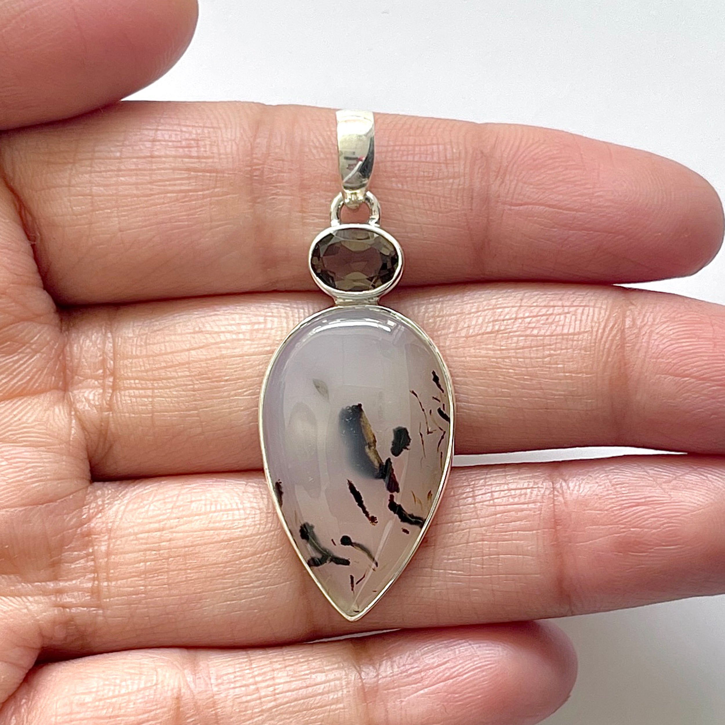 Montana Agate Pendant-(MTA-1-37)