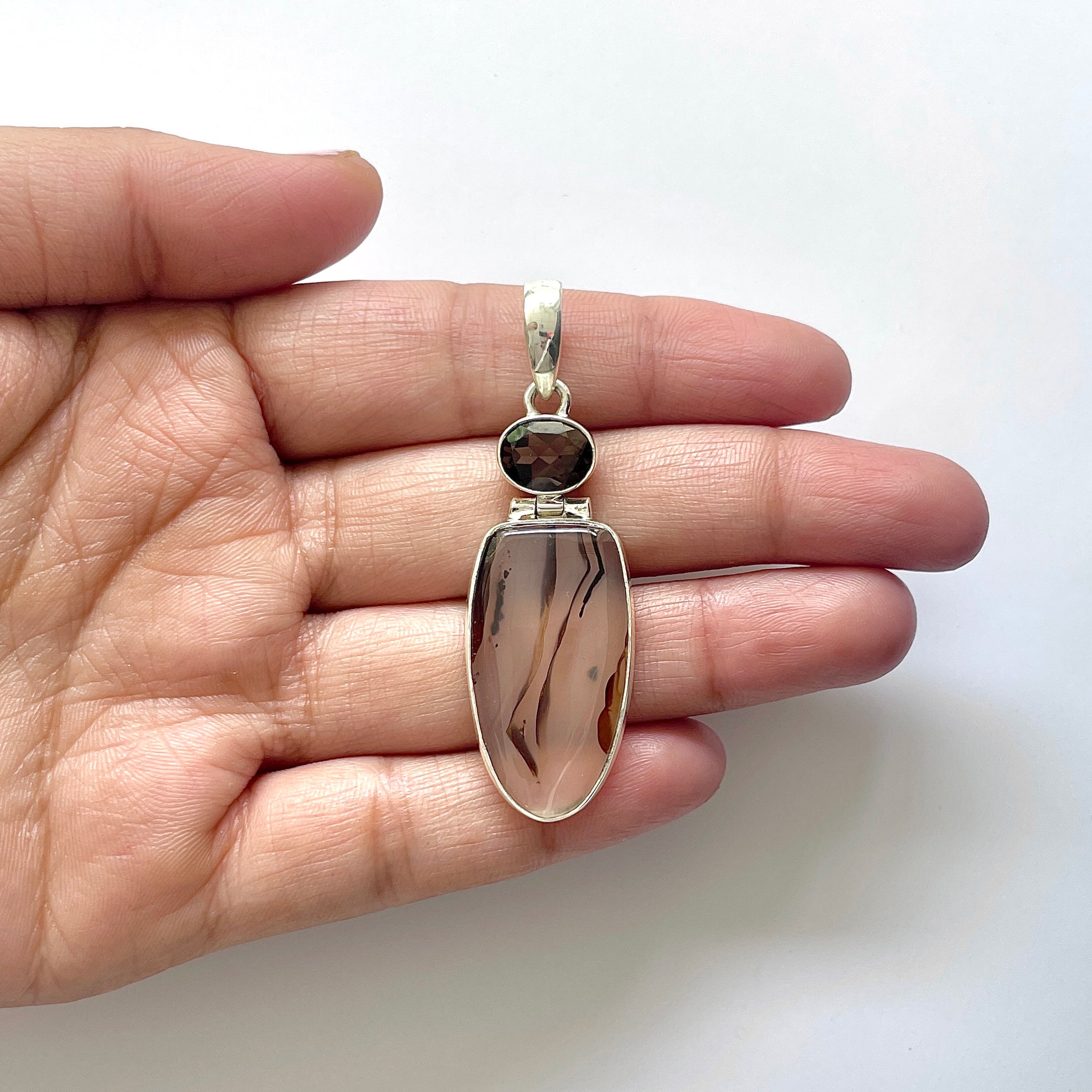 Montana Agate Pendant-(MTA-1-38)