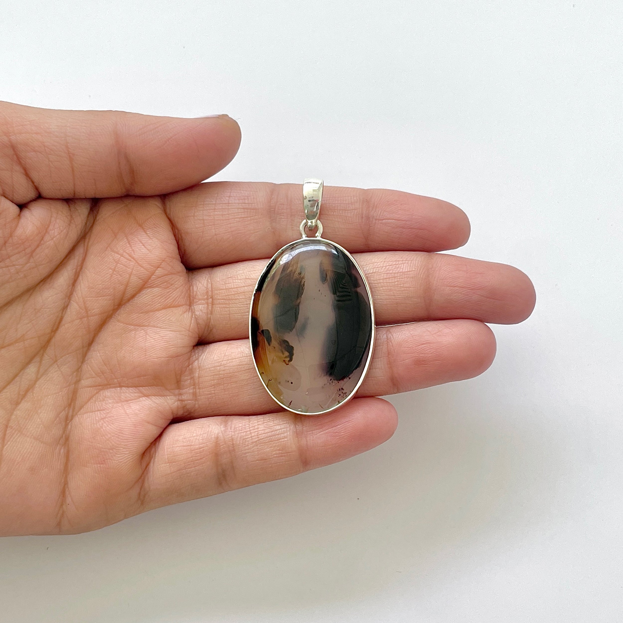 Montana Agate Pendant-(MTA-1-40)