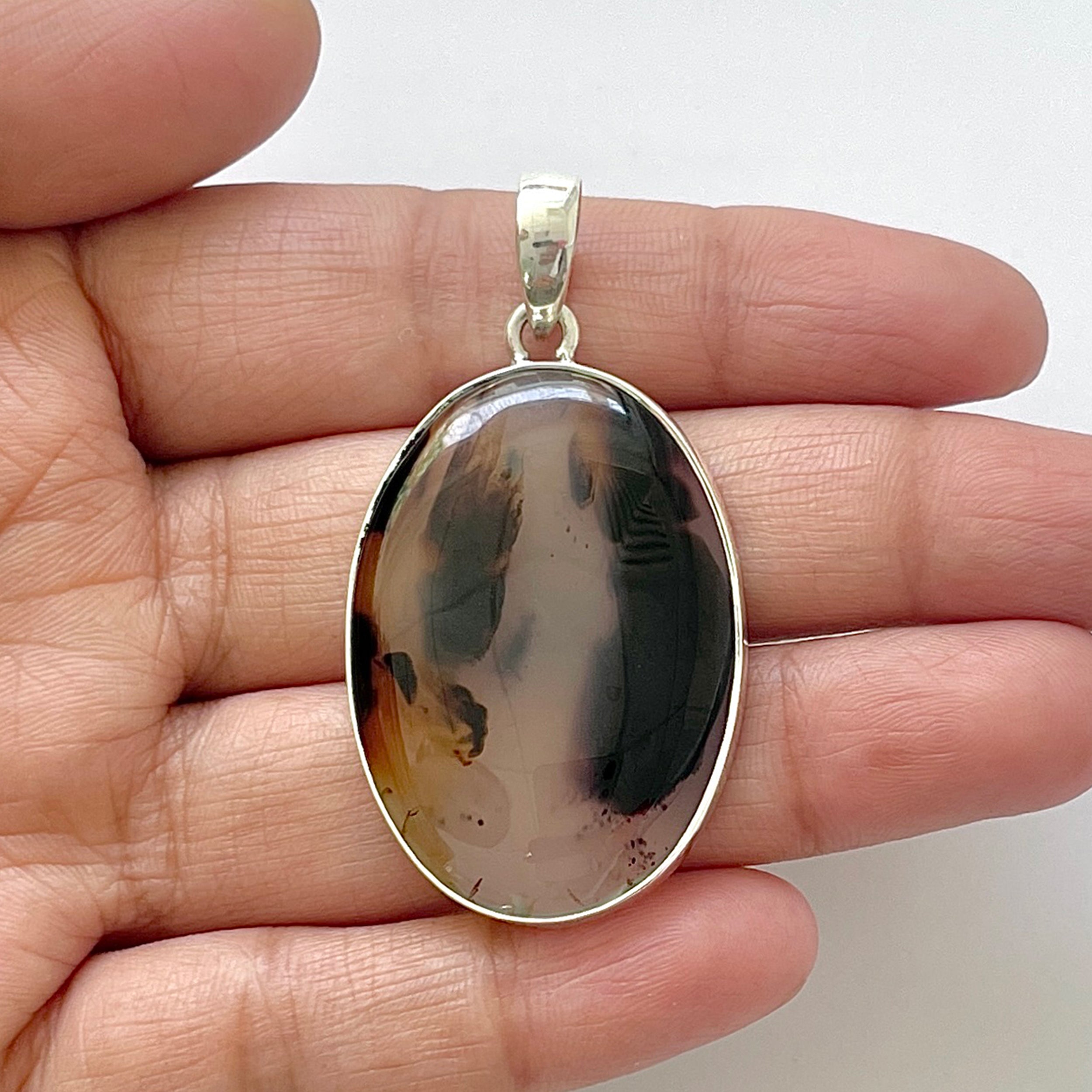 Montana Agate Pendant-(MTA-1-40)