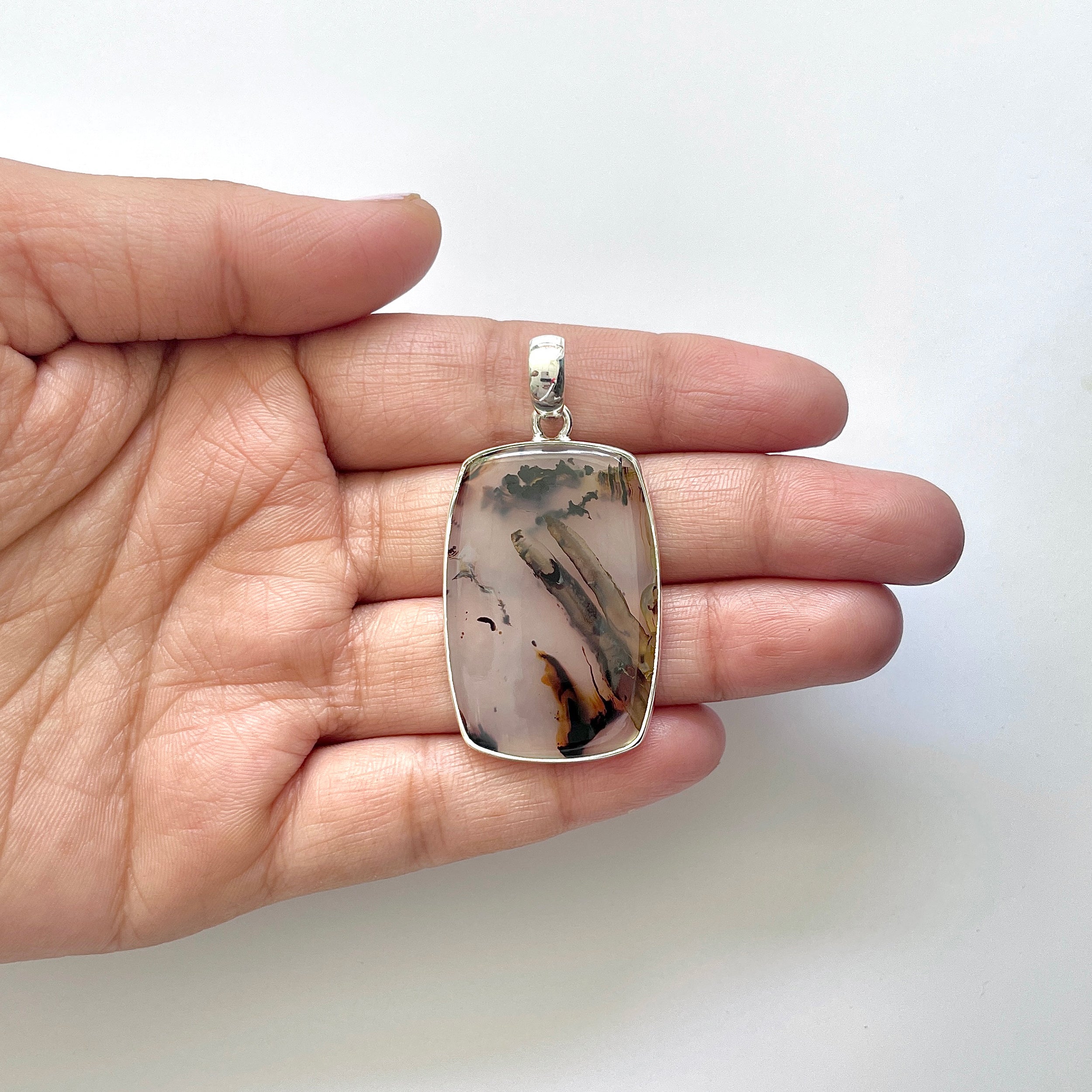 Montana Agate Pendant-(MTA-1-50)
