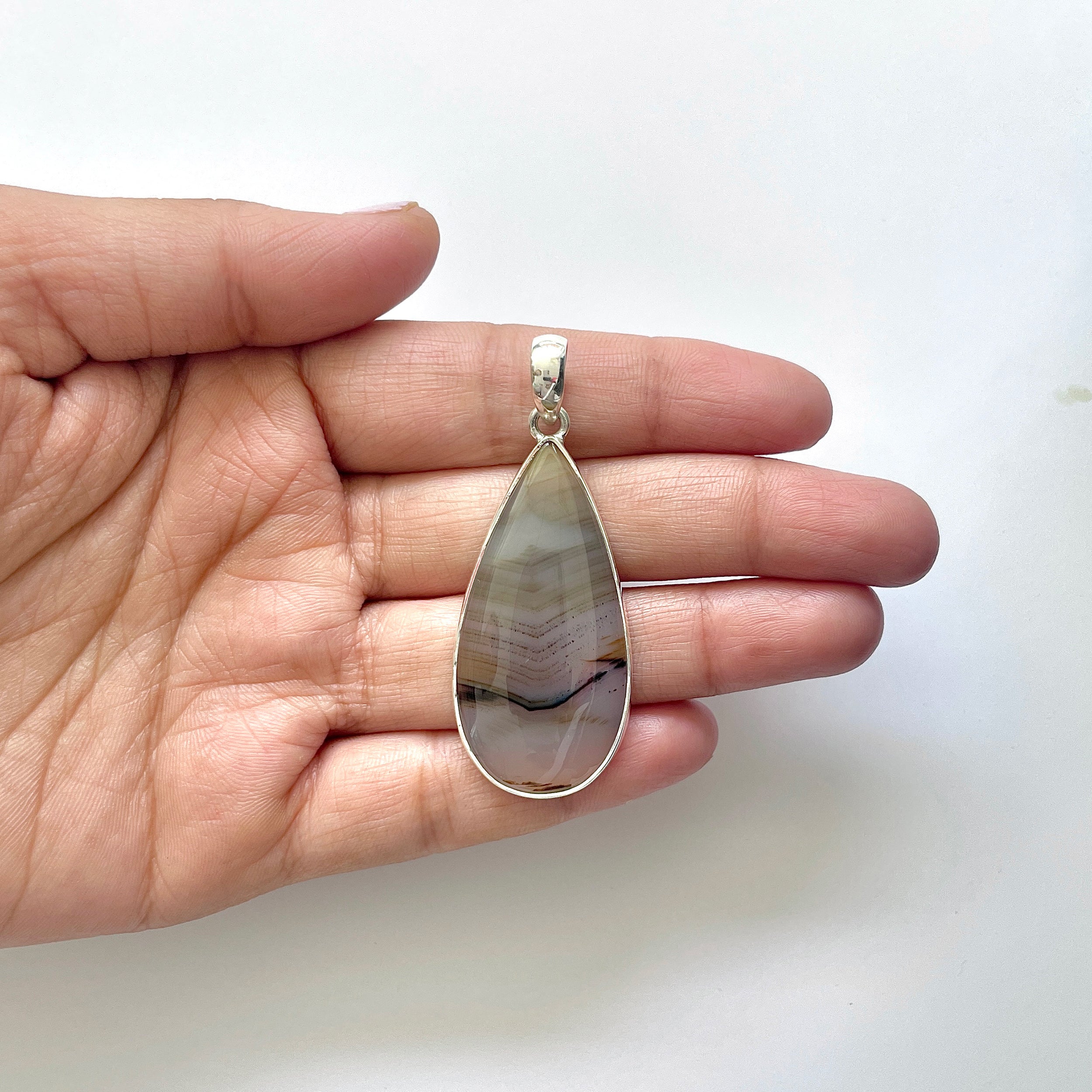 Montana Agate Pendant-(MTA-1-54)