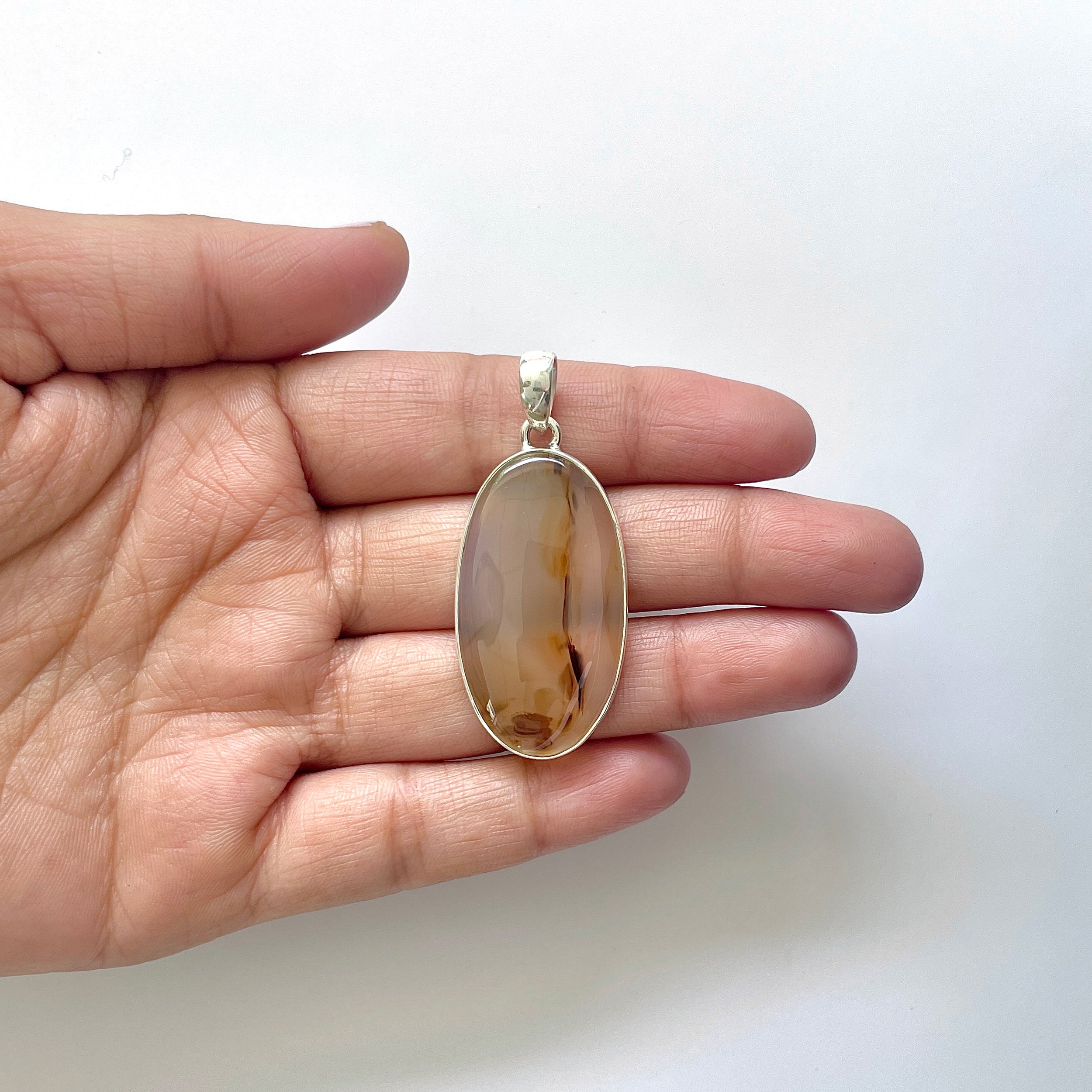 Montana Agate Pendant-(MTA-1-58)