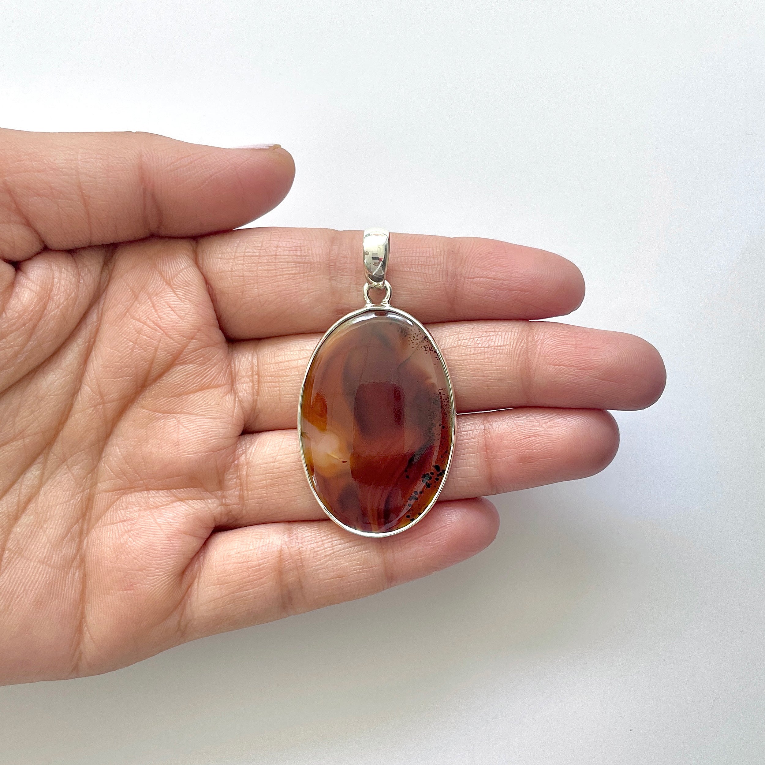 Montana Agate Pendant-(MTA-1-59)