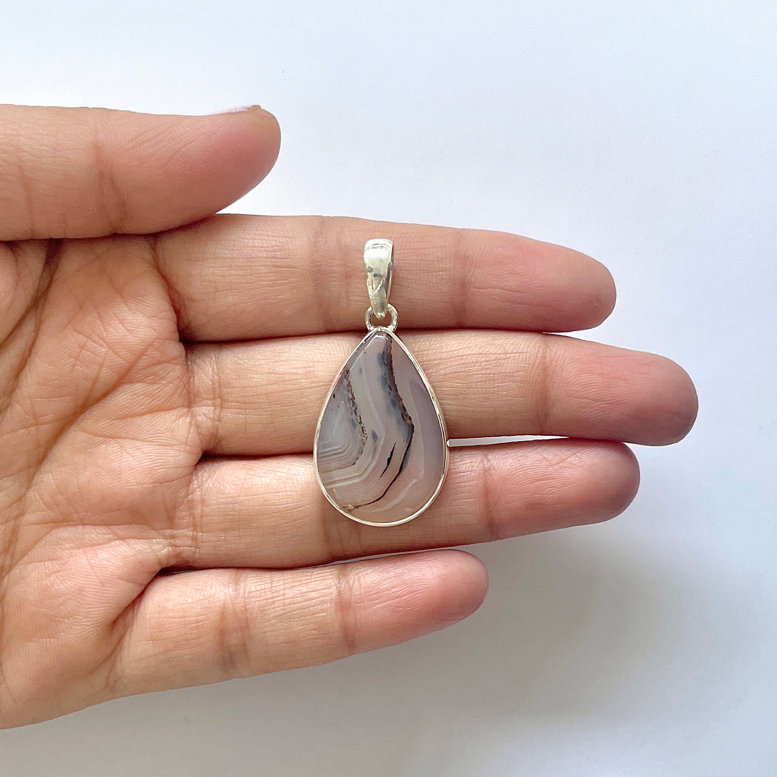 Montana Agate Pendant-(MTA-1-6)