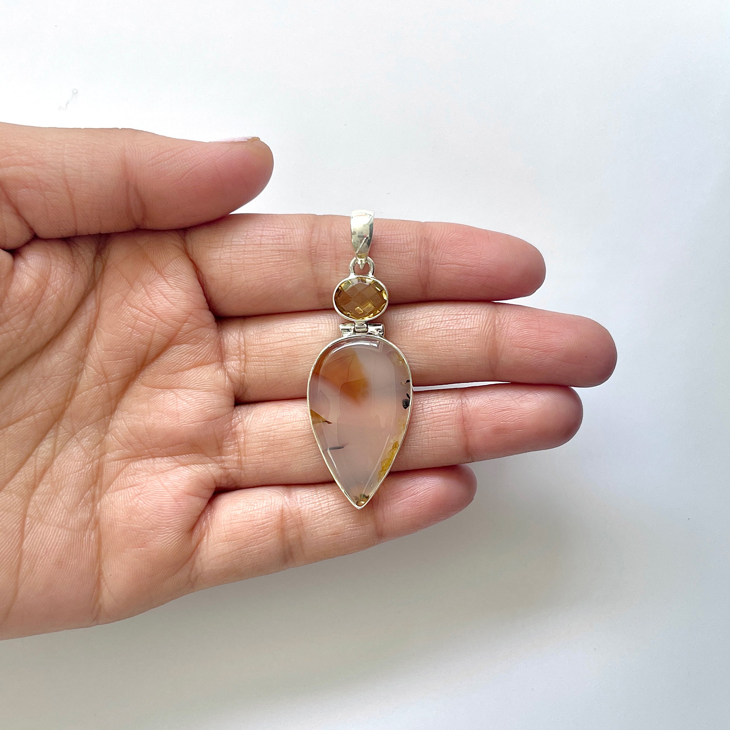 Montana Agate Pendant-(MTA-1-63)