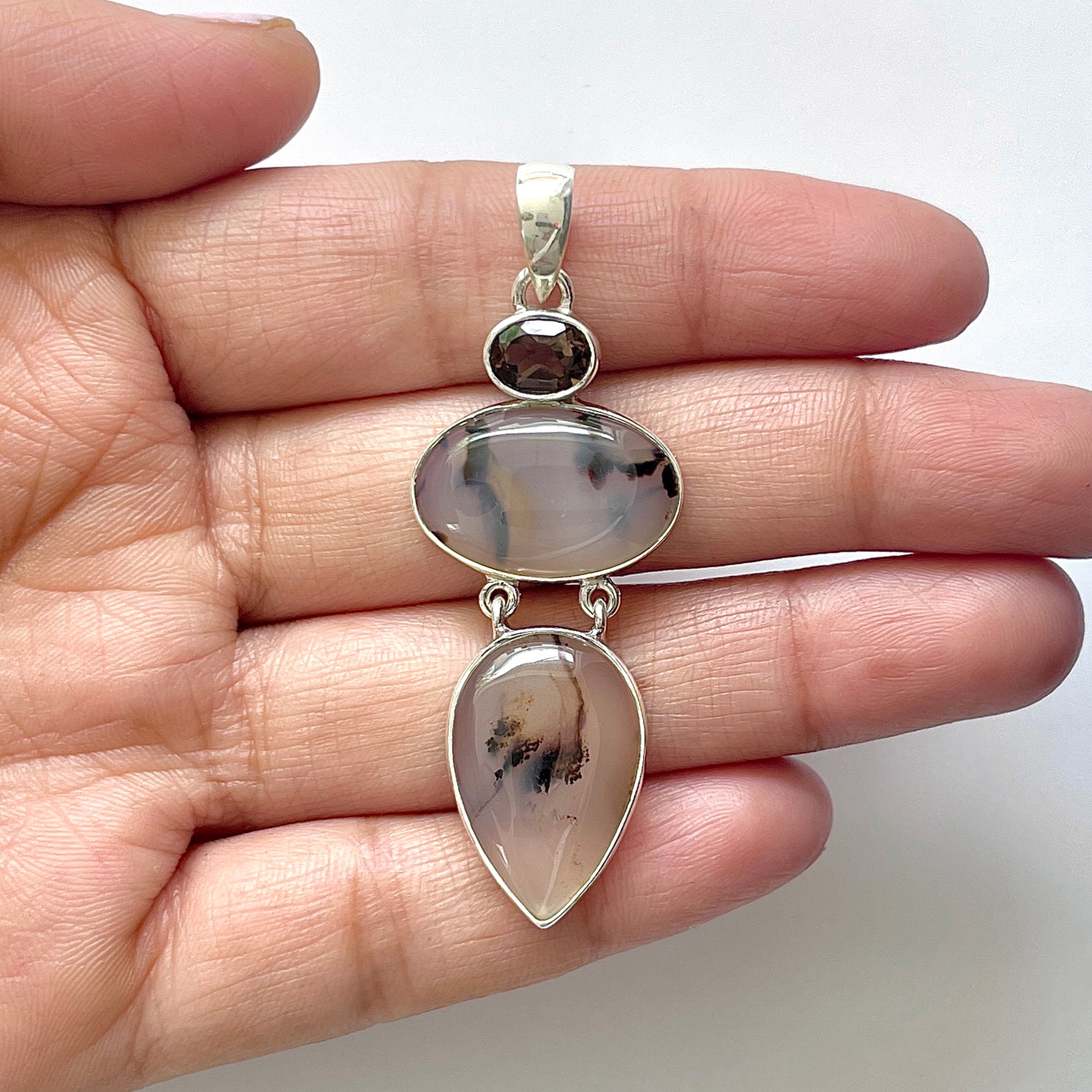 Montana Agate Pendant-(MTA-1-67)