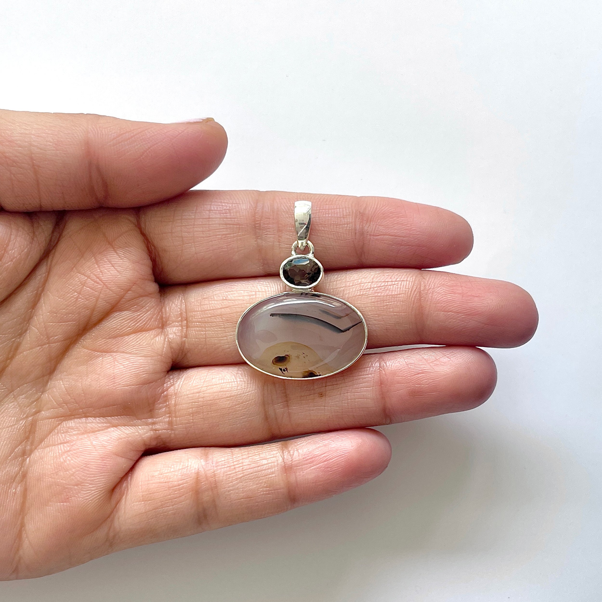 Montana Agate Pendant-(MTA-1-70)