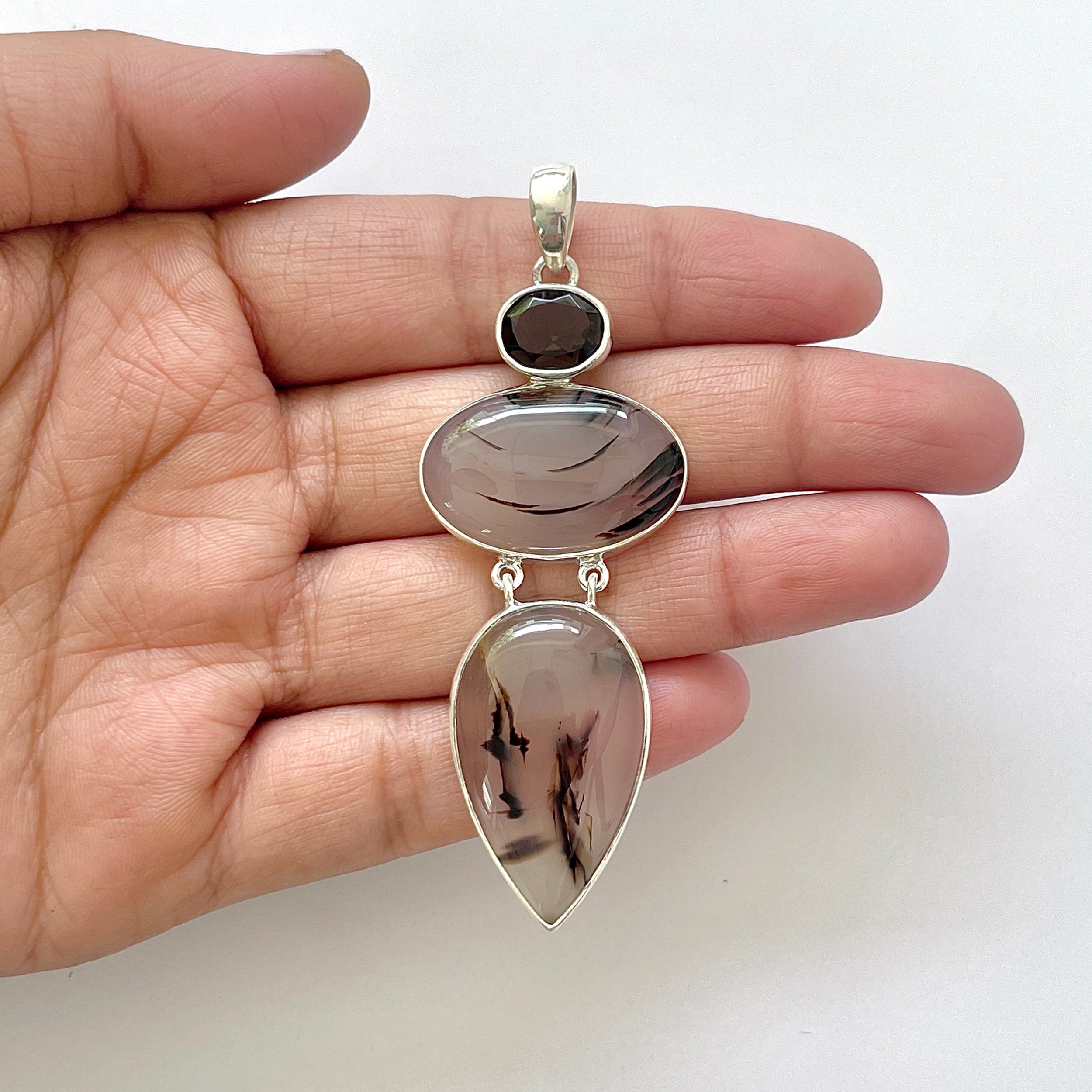 Montana Agate Pendant-(MTA-1-72)