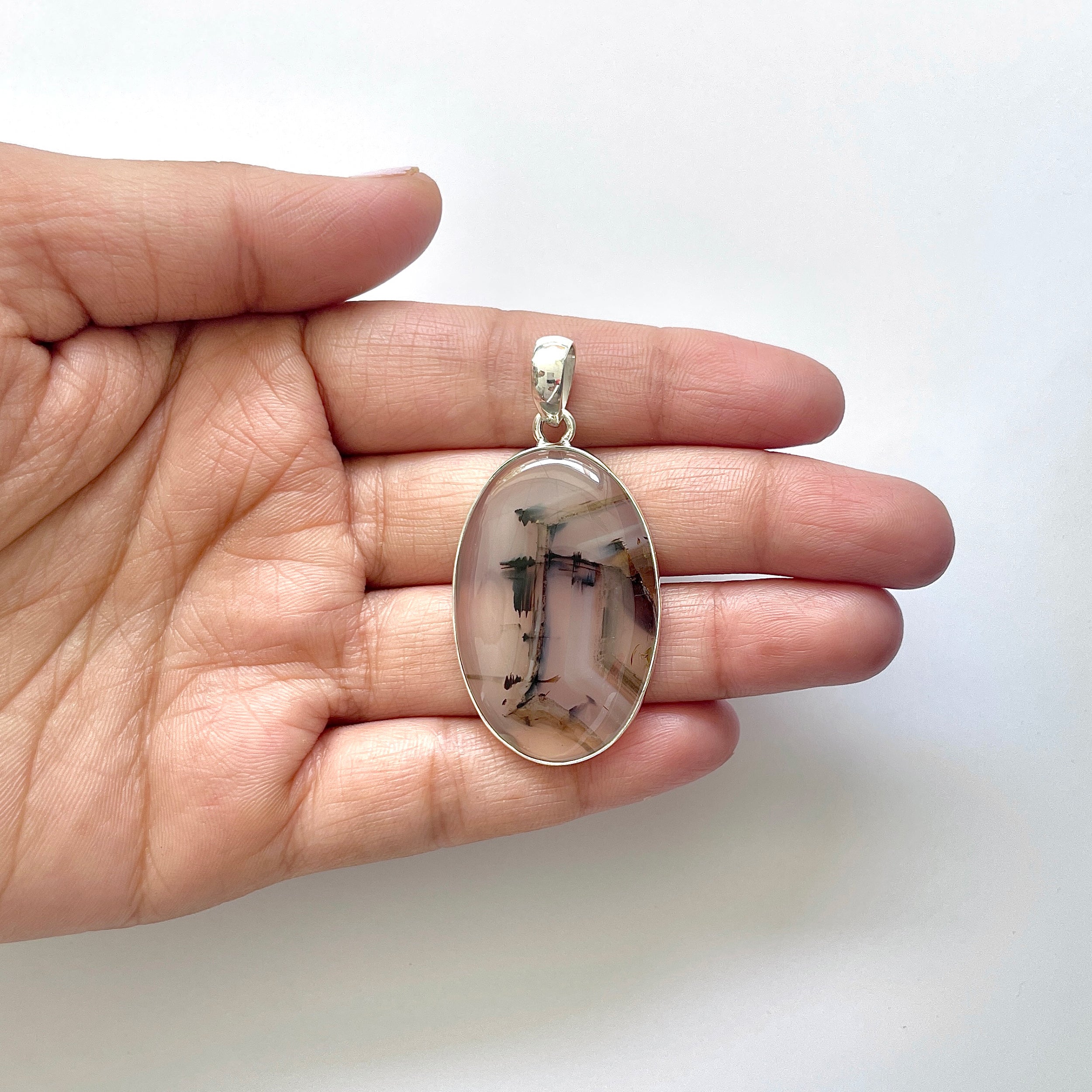 Montana Agate Pendant-(MTA-1-80)