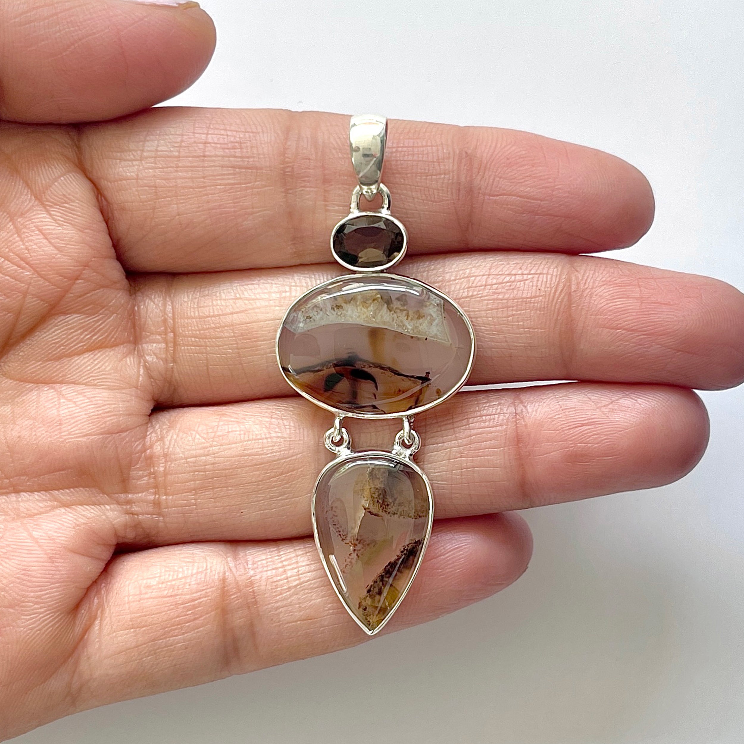 Montana Agate Pendant-(MTA-1-81)