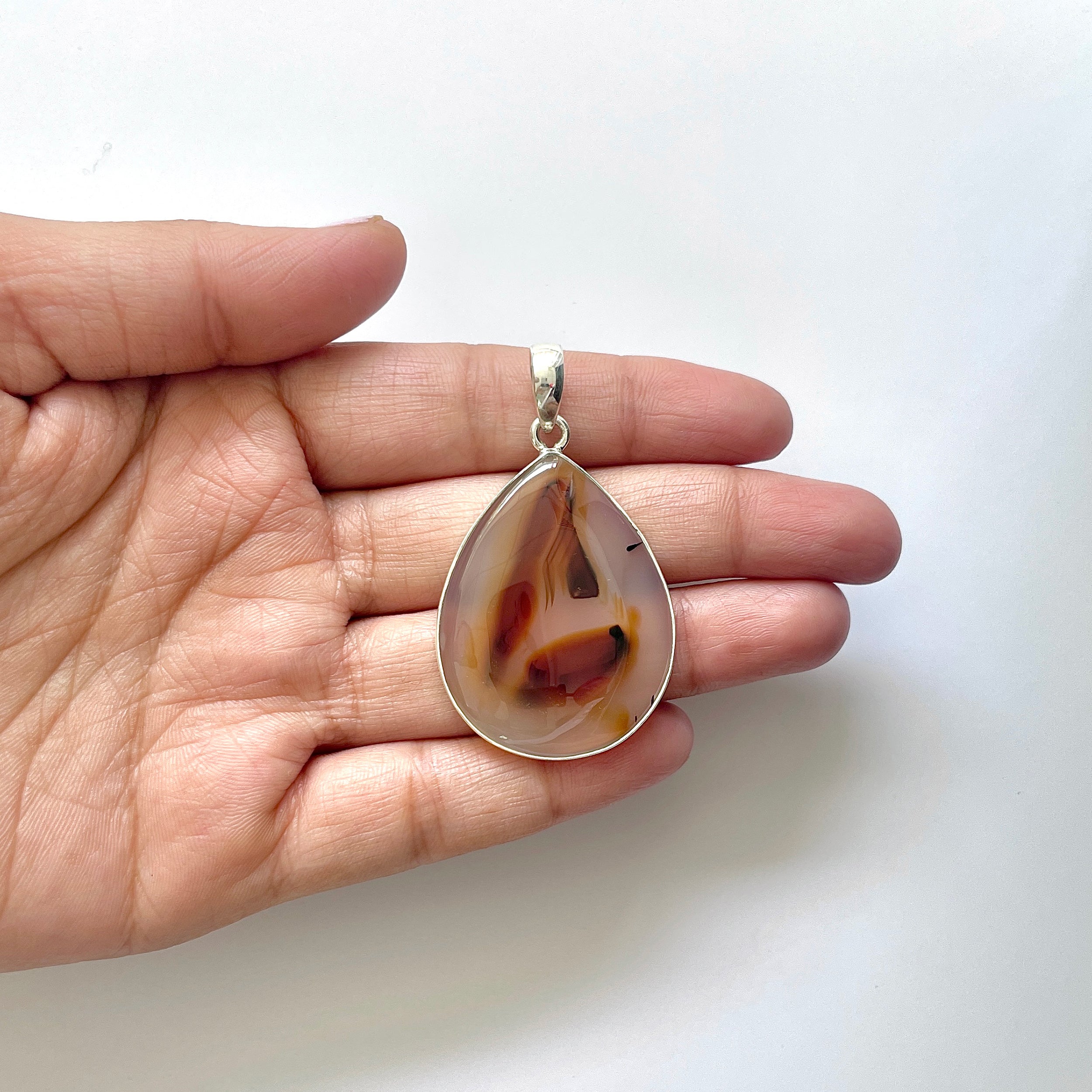 Montana Agate Pendant-(MTA-1-82)