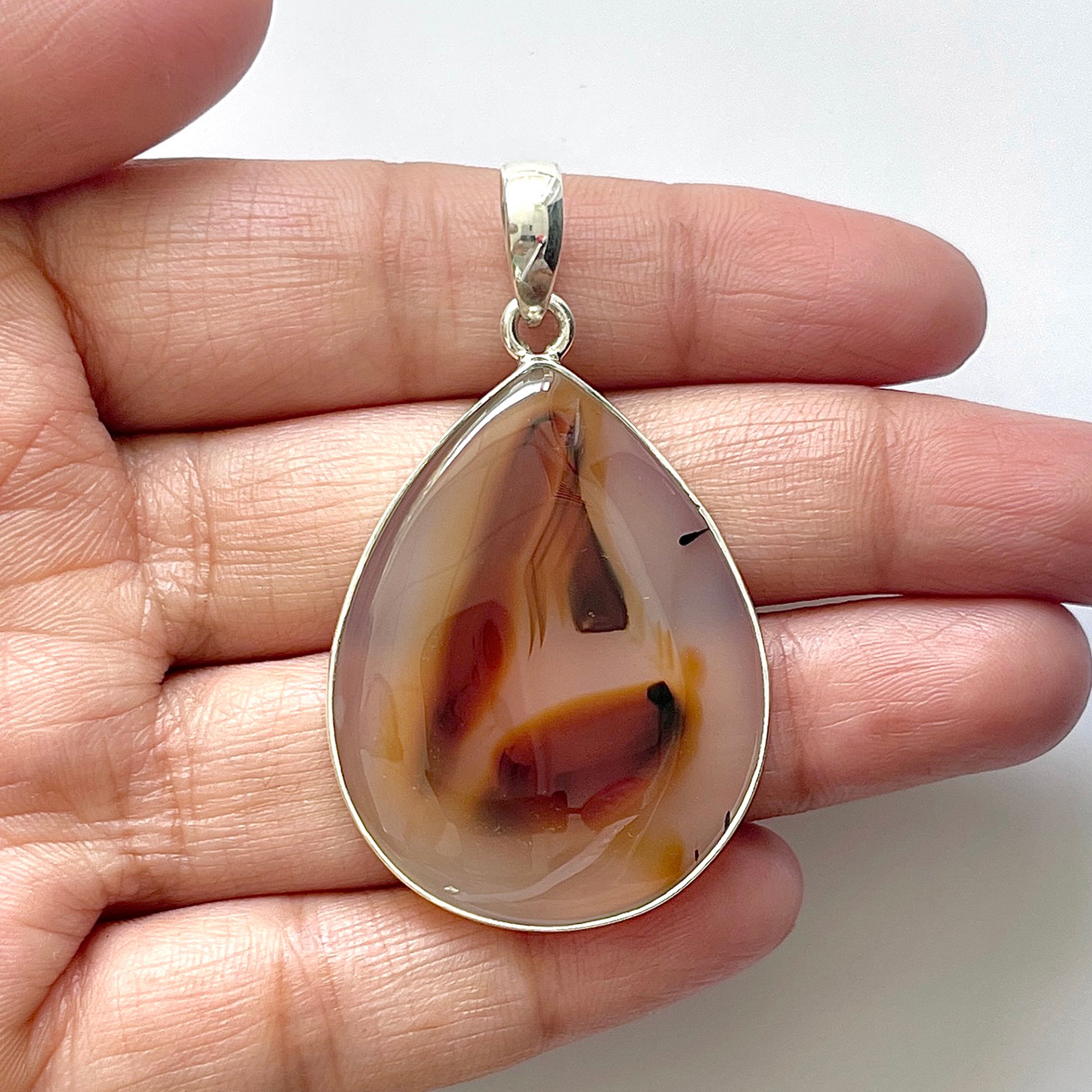 Montana Agate Pendant-(MTA-1-82)