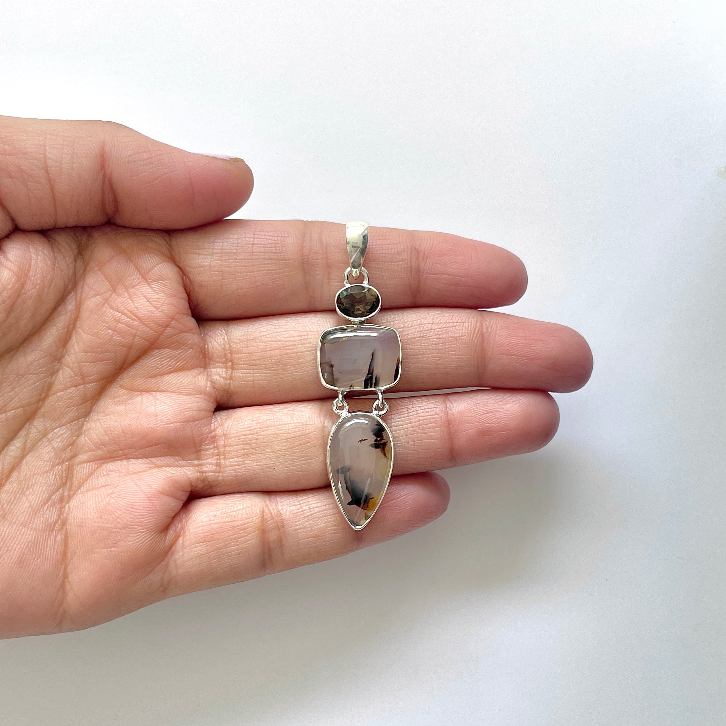 Montana Agate Pendant-(MTA-1-84)