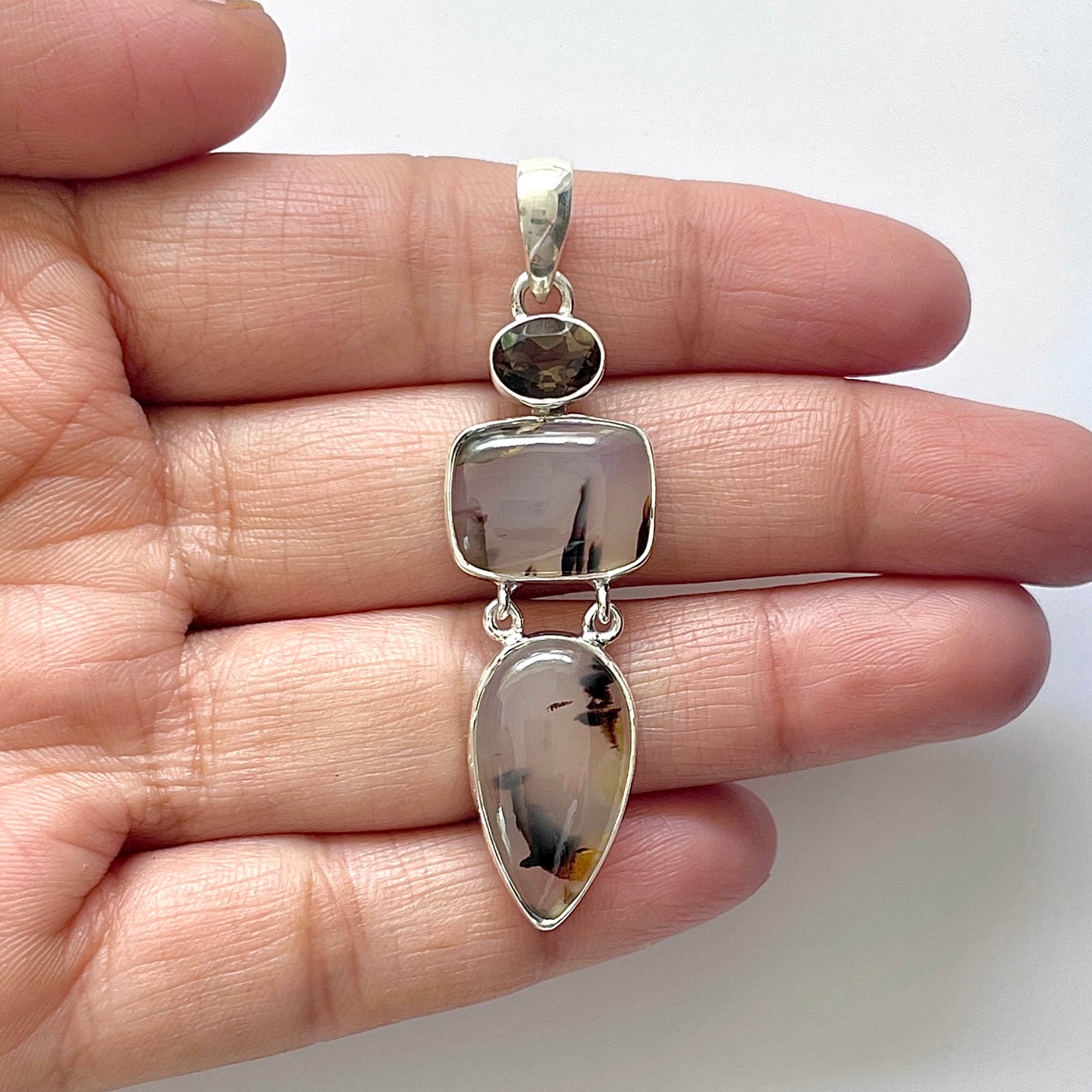 Montana Agate Pendant-(MTA-1-84)