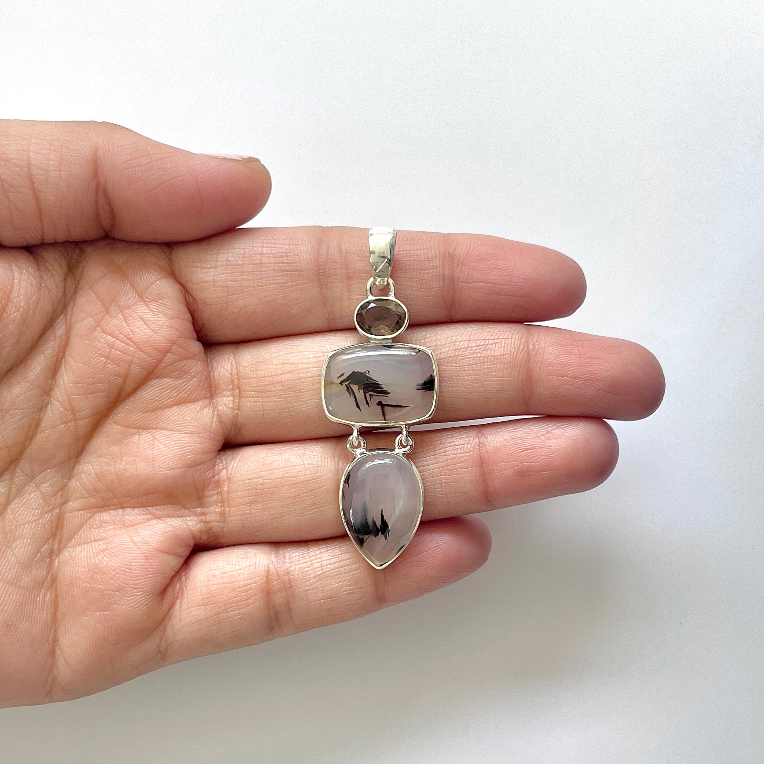 Montana Agate Pendant-(MTA-1-85)