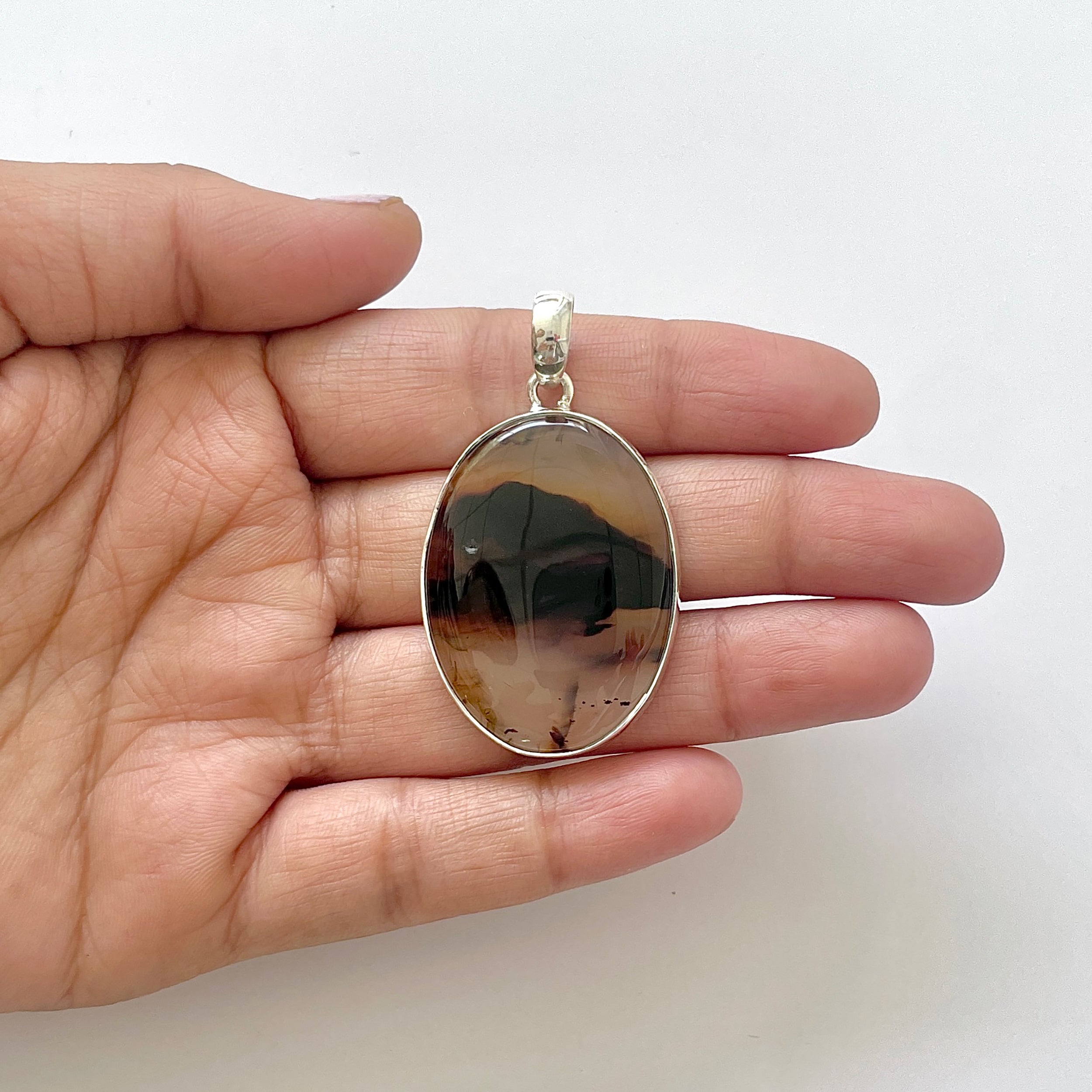 Montana Agate Pendant-(MTA-1-86)