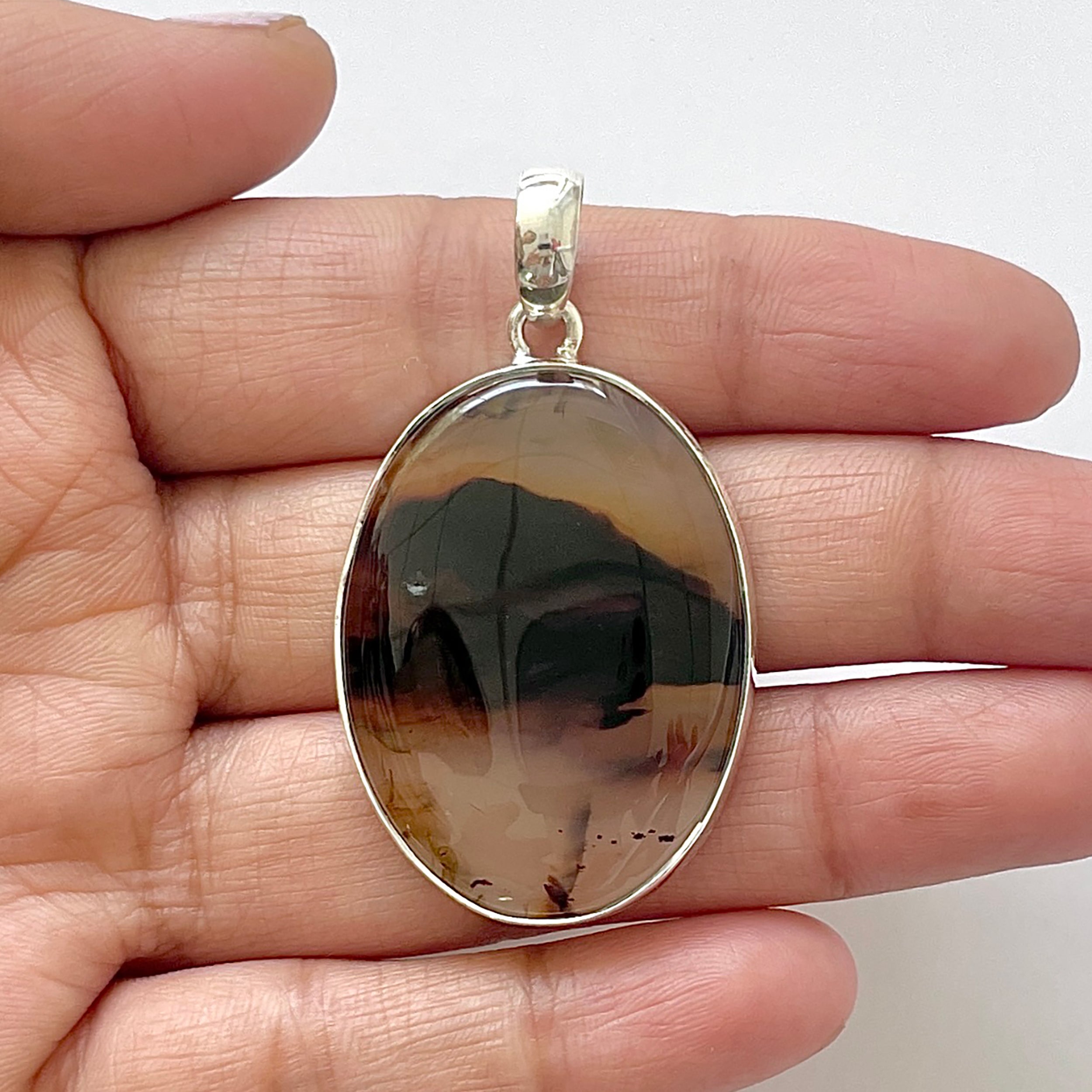 Montana Agate Pendant-(MTA-1-86)