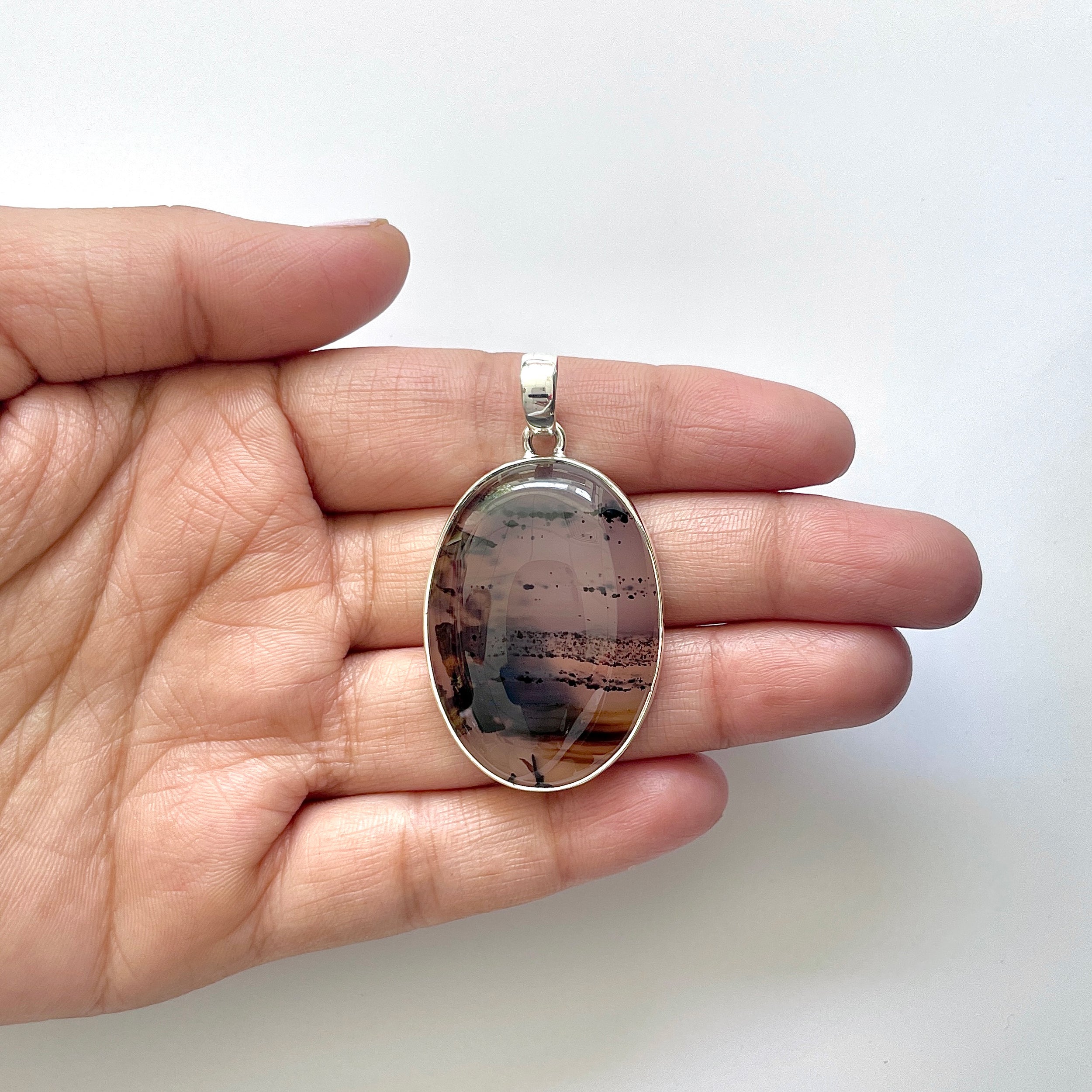 Montana Agate Pendant-(MTA-1-94)