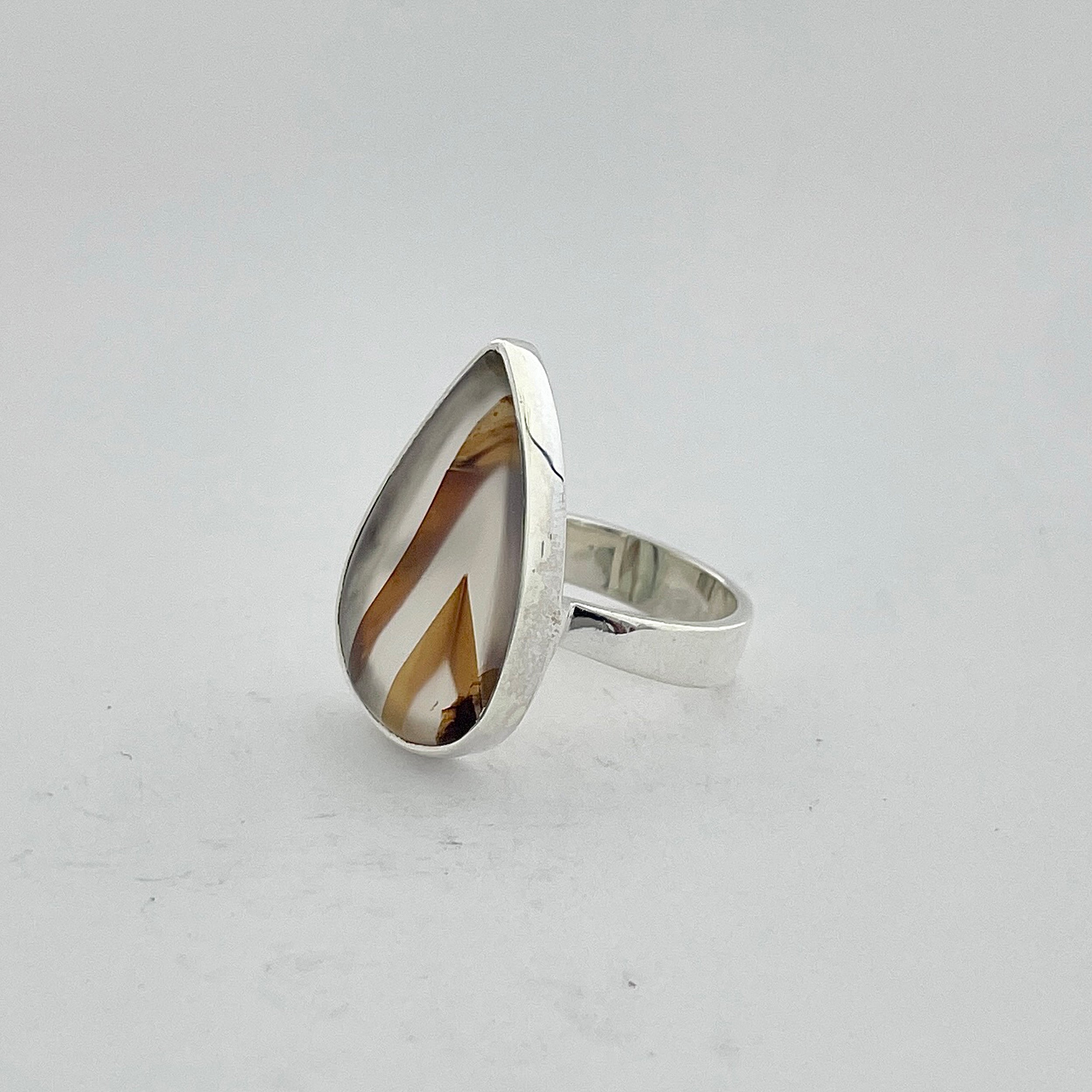 Montana Agate Ring-(MTA-2-1)