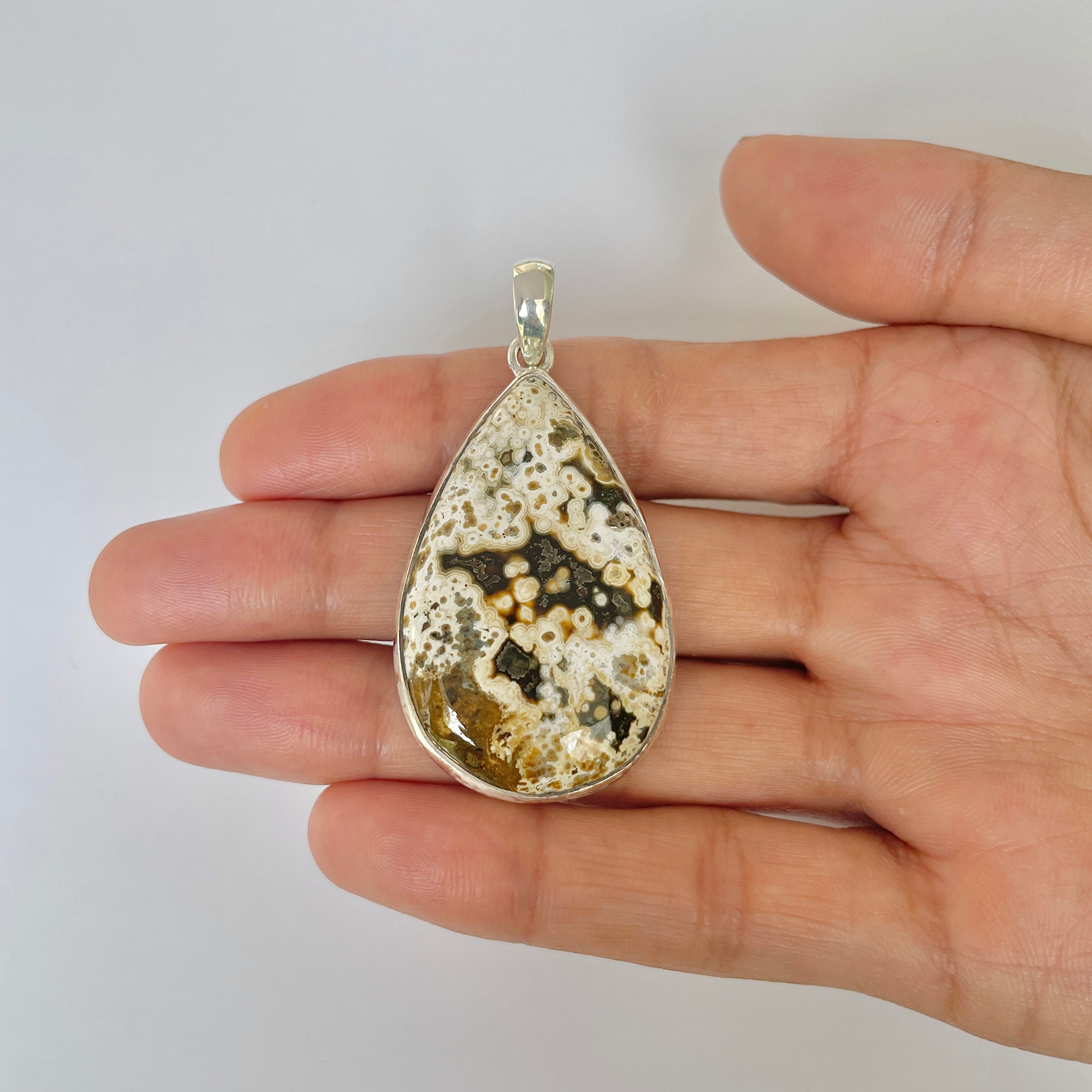 Ocean Jasper Pendant-(OCJ-1-1)