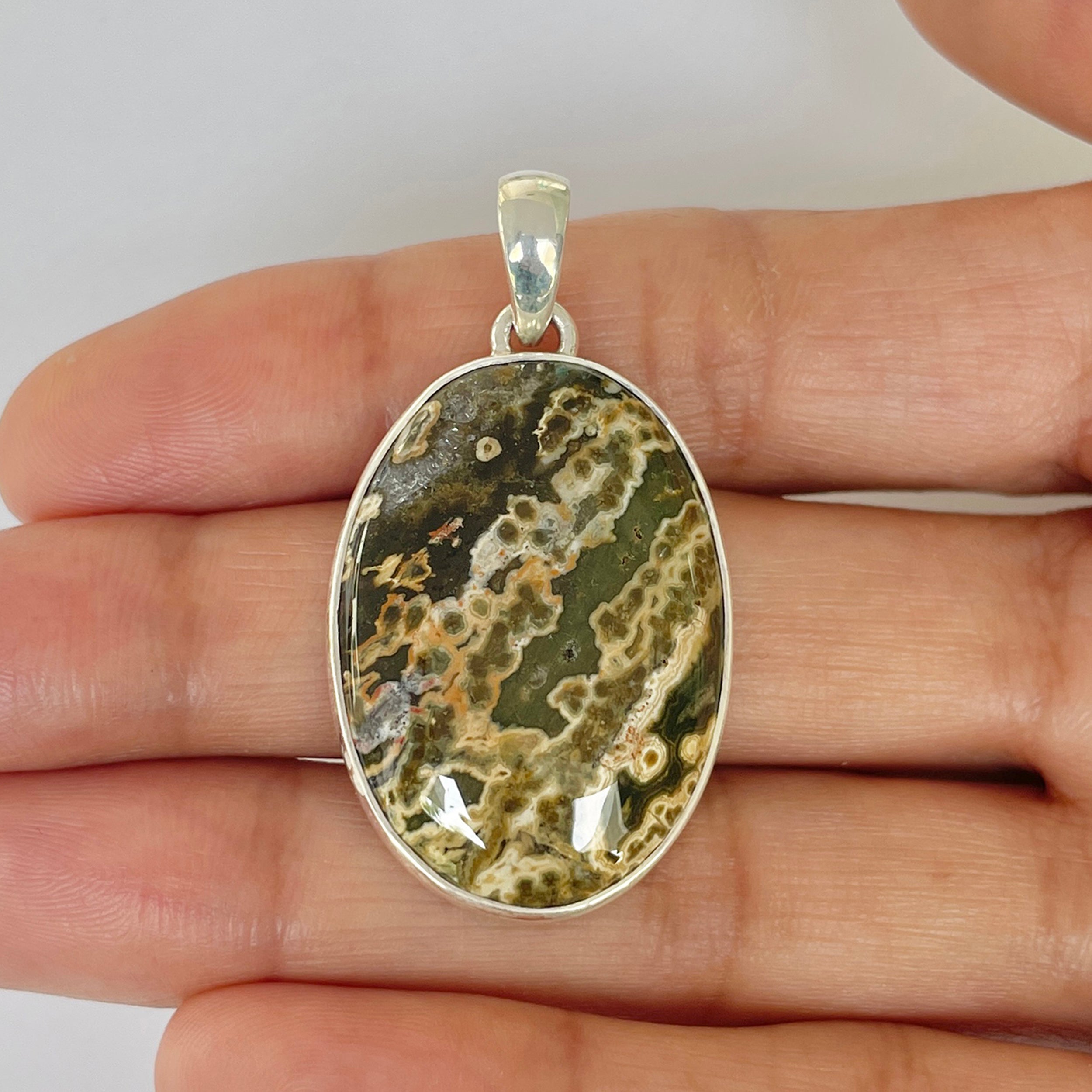 Ocean Jasper Pendant-(OCJ-1-11)