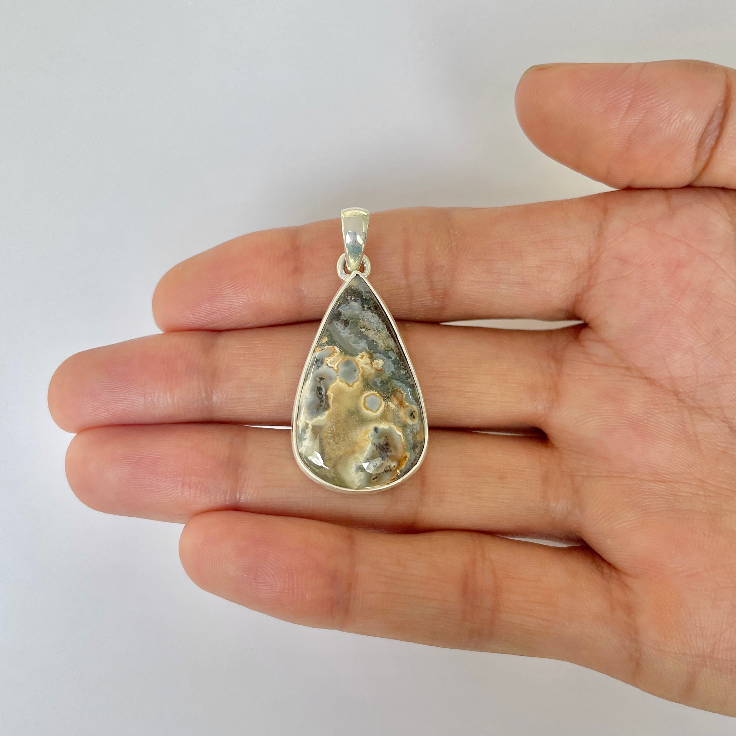Ocean Jasper Pendant-(OCJ-1-13)