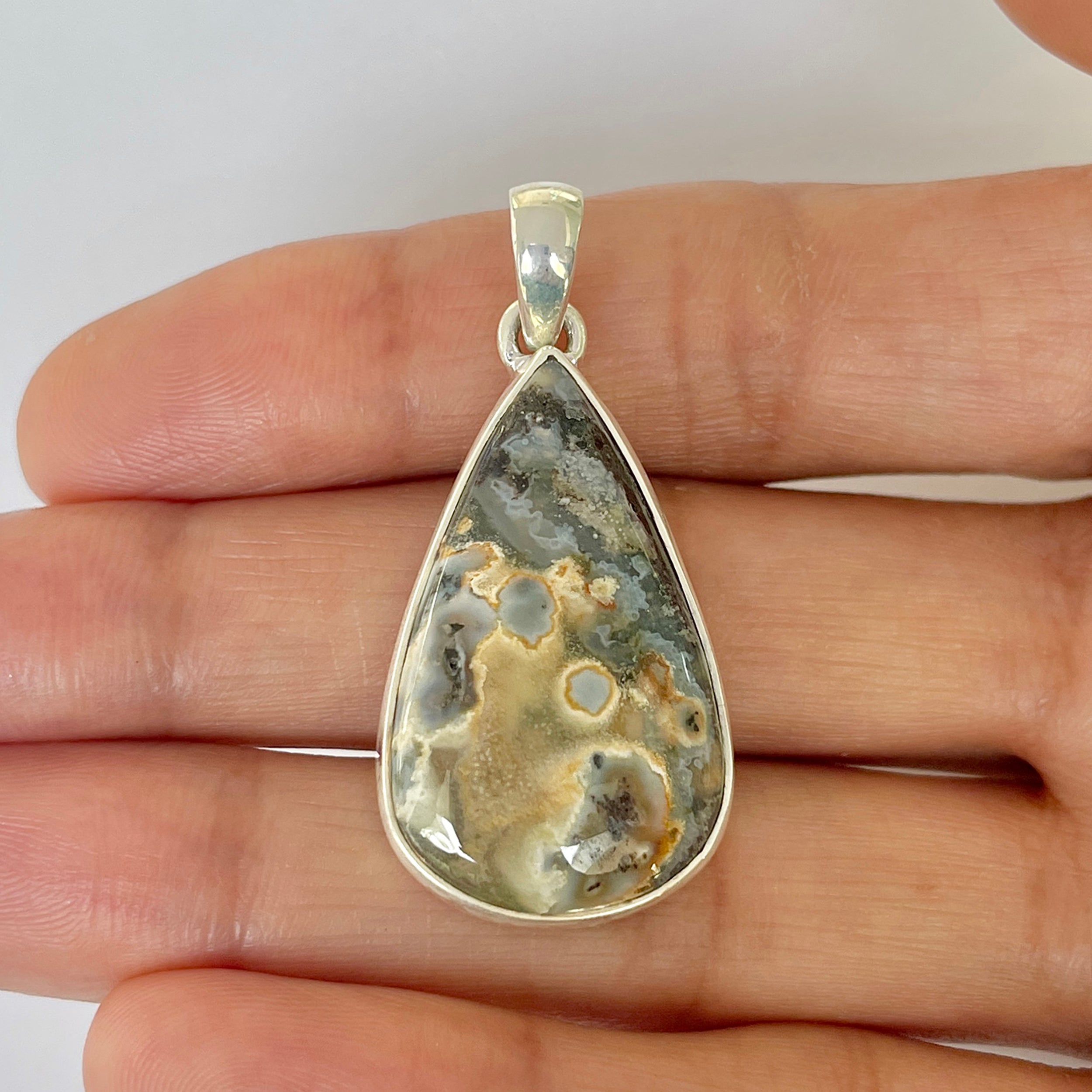 Ocean Jasper Pendant-(OCJ-1-13)