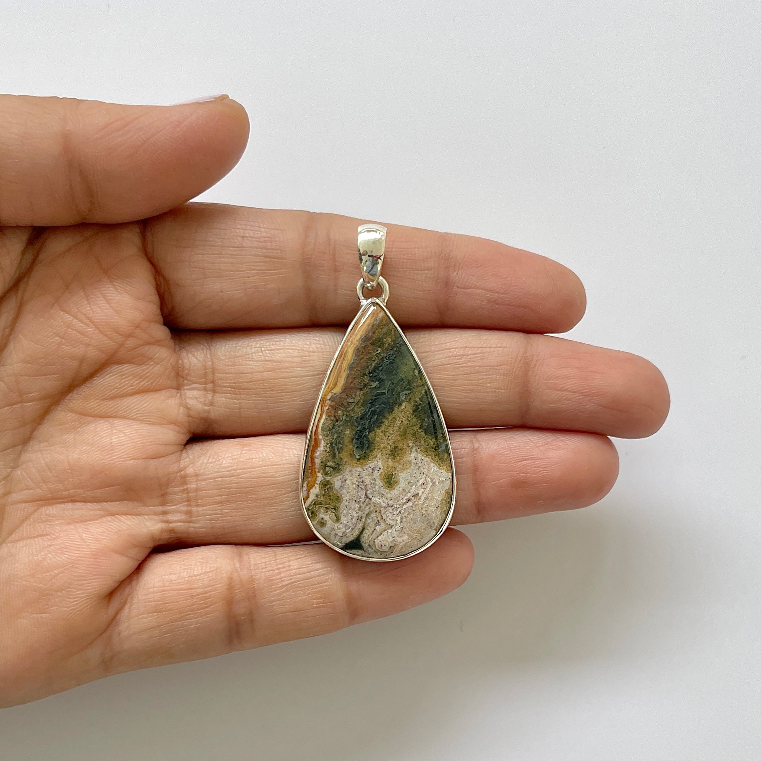 Ocean Jasper Pendant-(OCJ-1-17)