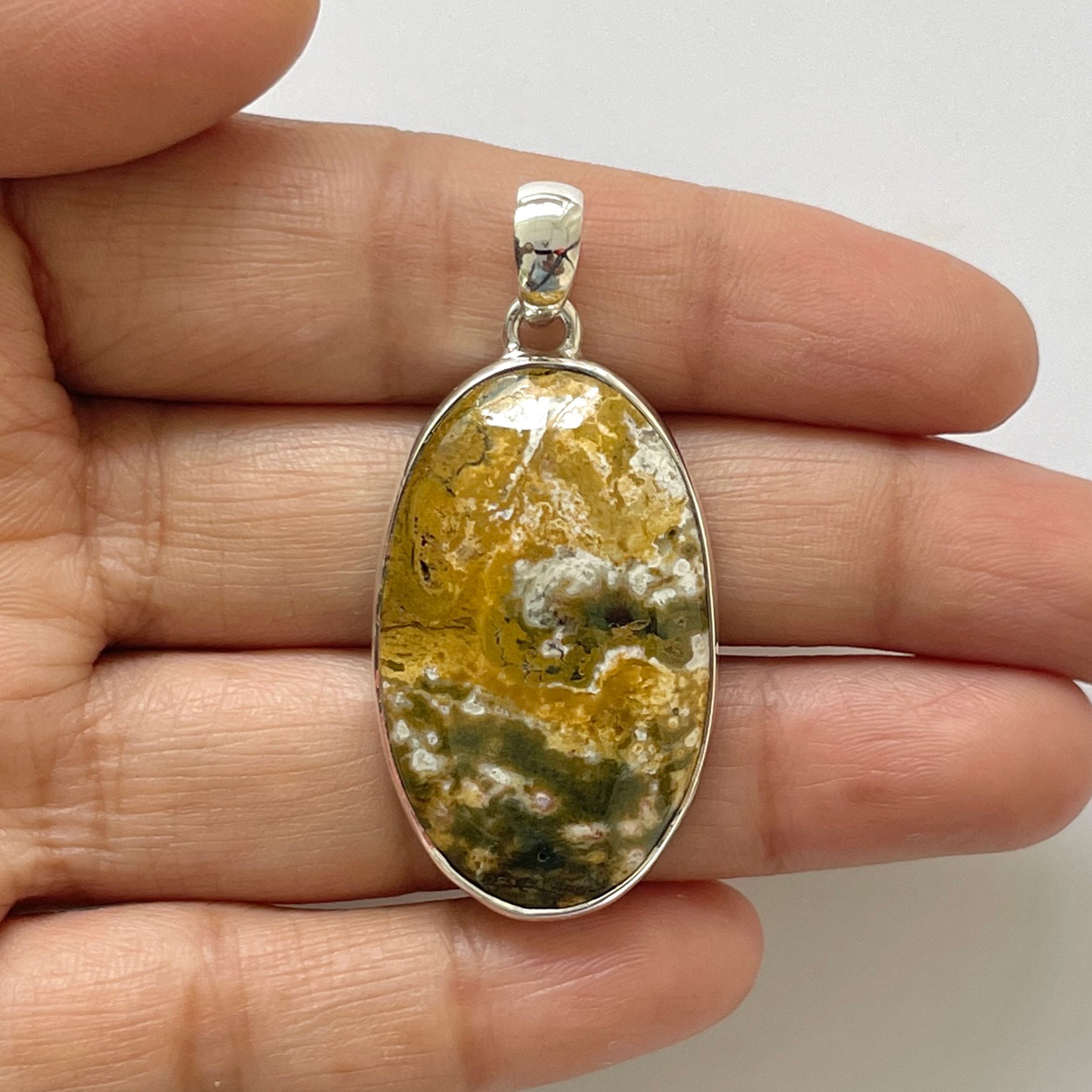 Ocean Jasper Pendant-(OCJ-1-18)