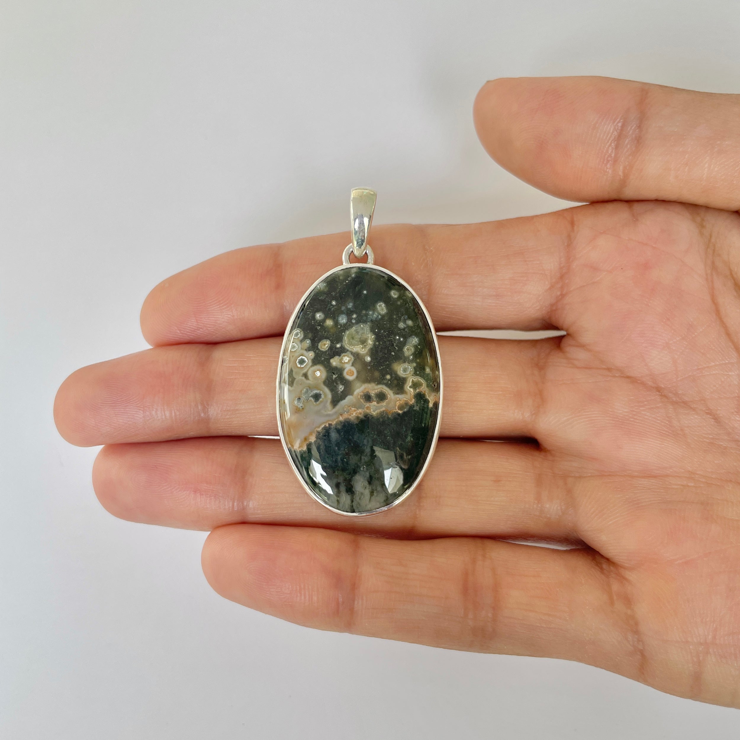 Ocean Jasper Pendant-(OCJ-1-2)