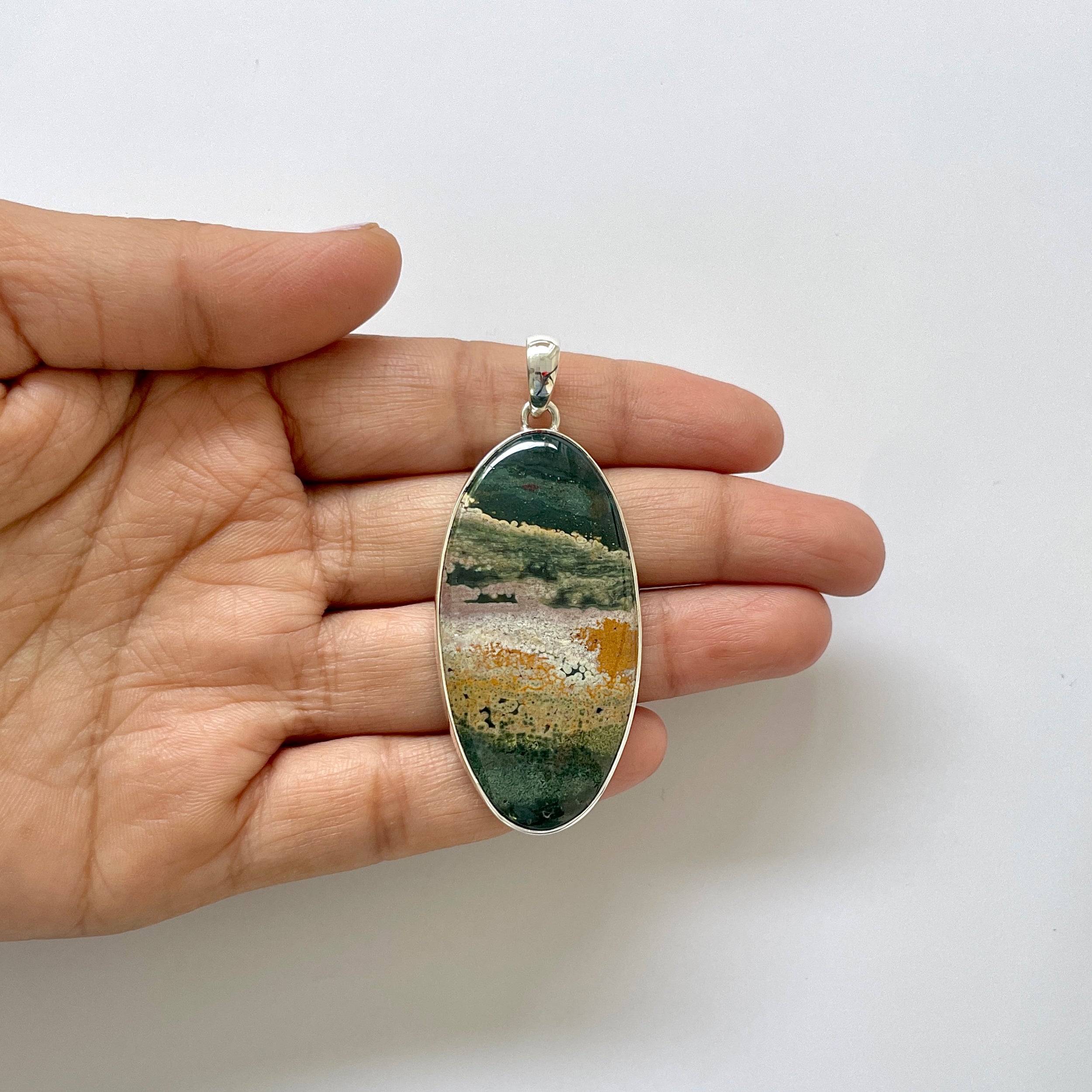 Ocean Jasper Pendant-(OCJ-1-22)