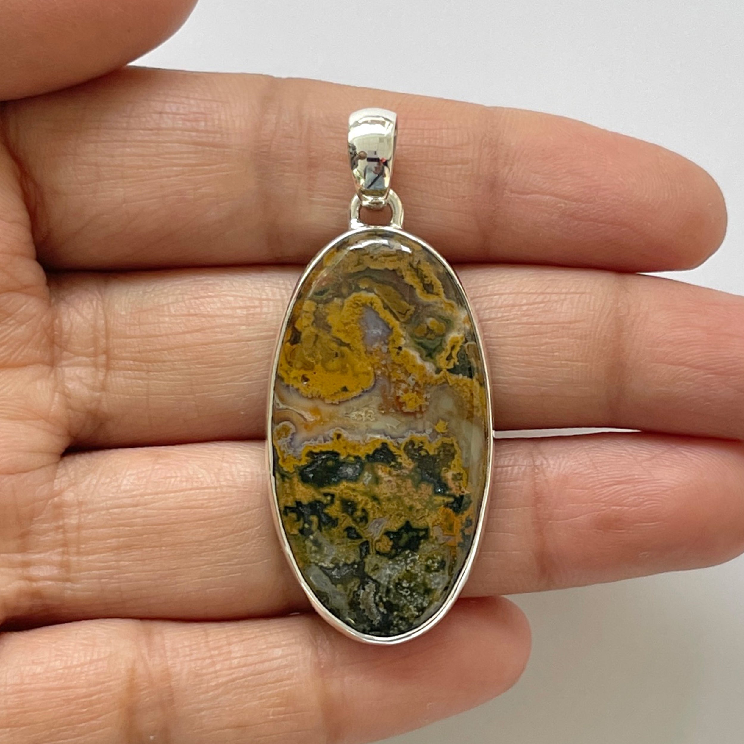 Ocean Jasper Pendant-(OCJ-1-23)