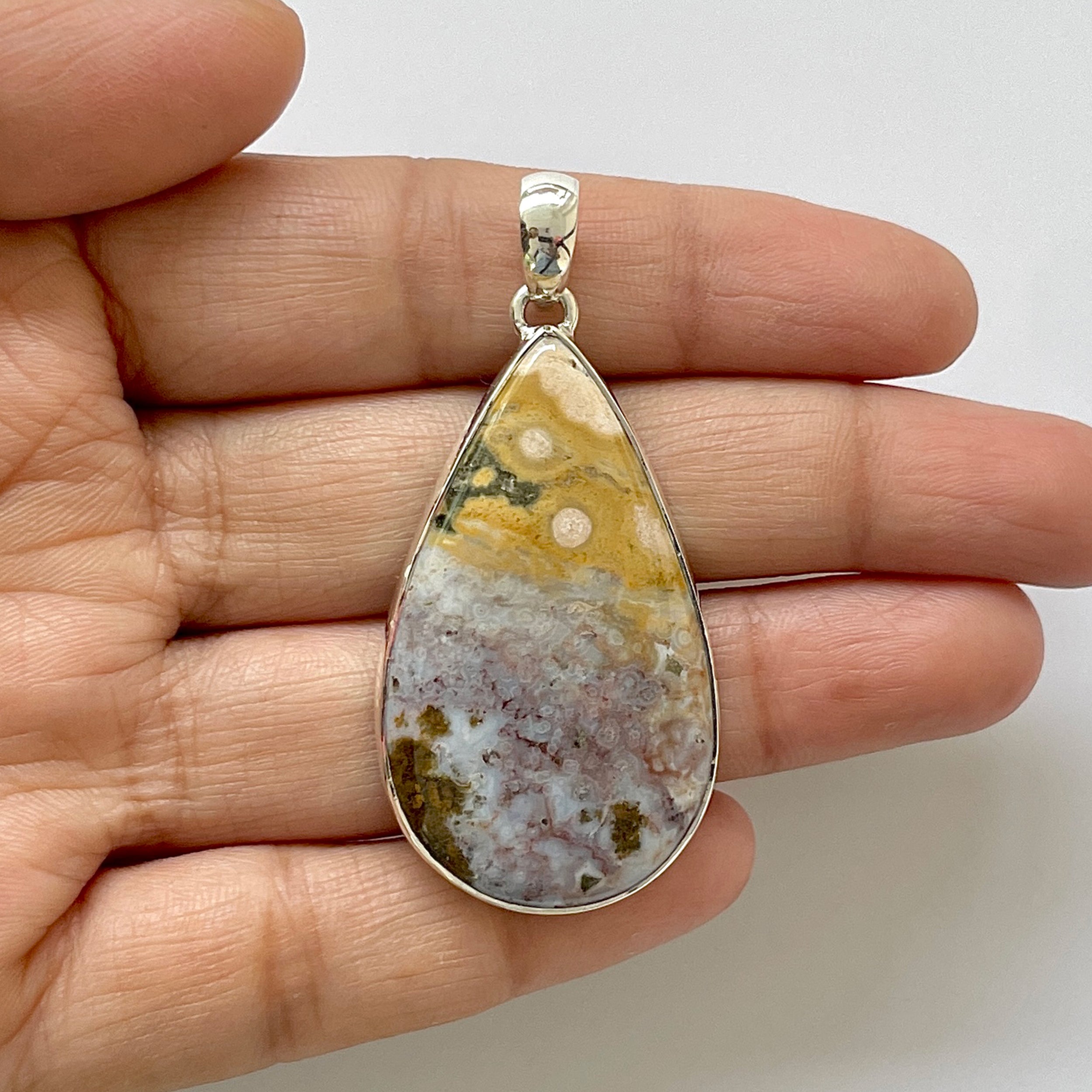 Ocean Jasper Pendant-(OCJ-1-28)
