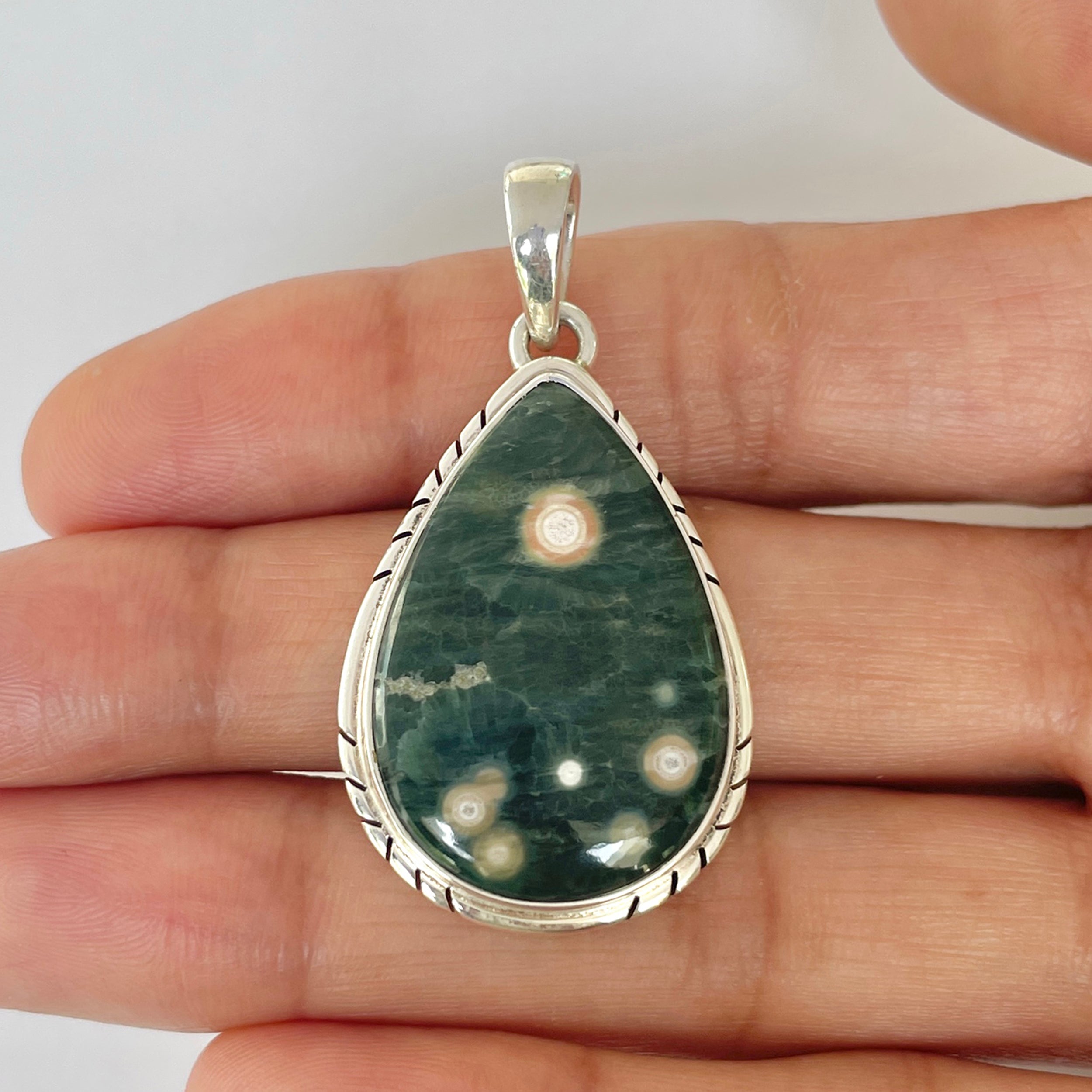 Ocean Jasper Pendant-(OCJ-1-3)