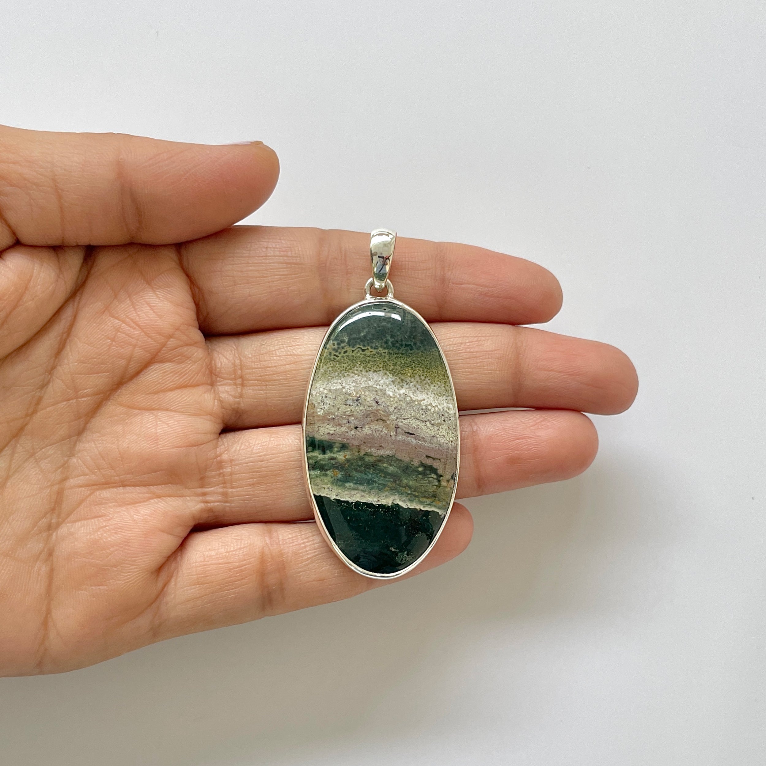 Ocean Jasper Pendant-(OCJ-1-31)