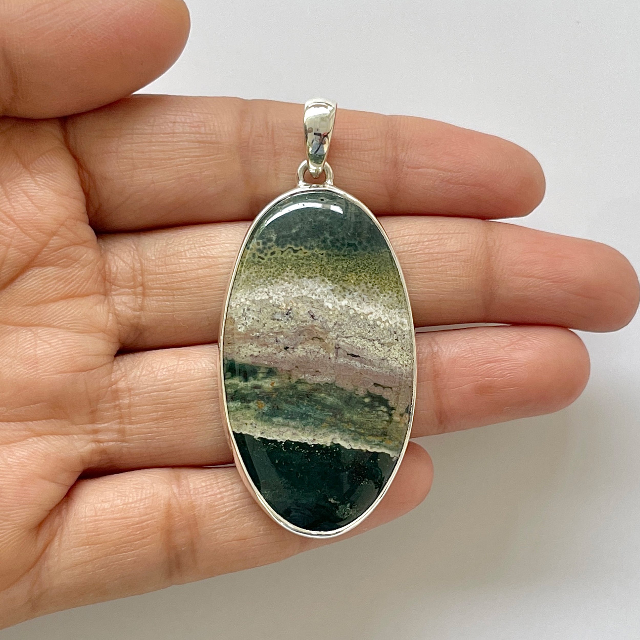 Ocean Jasper Pendant-(OCJ-1-31)