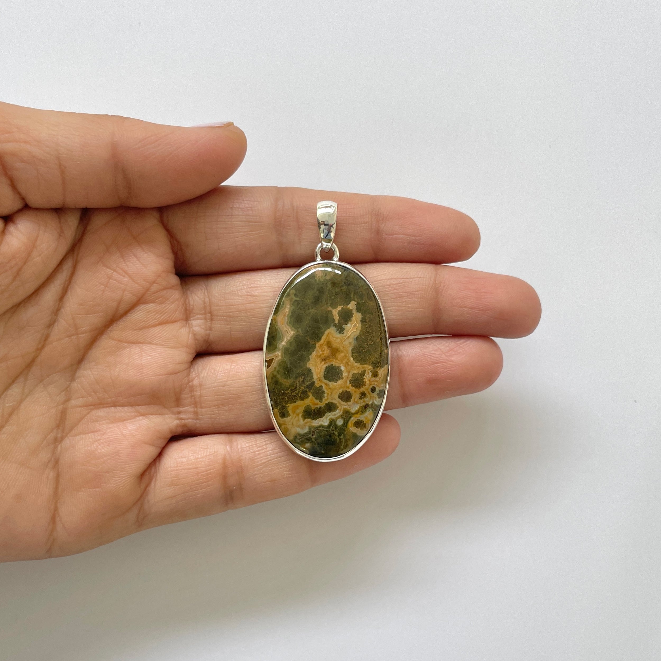 Ocean Jasper Pendant-(OCJ-1-34)