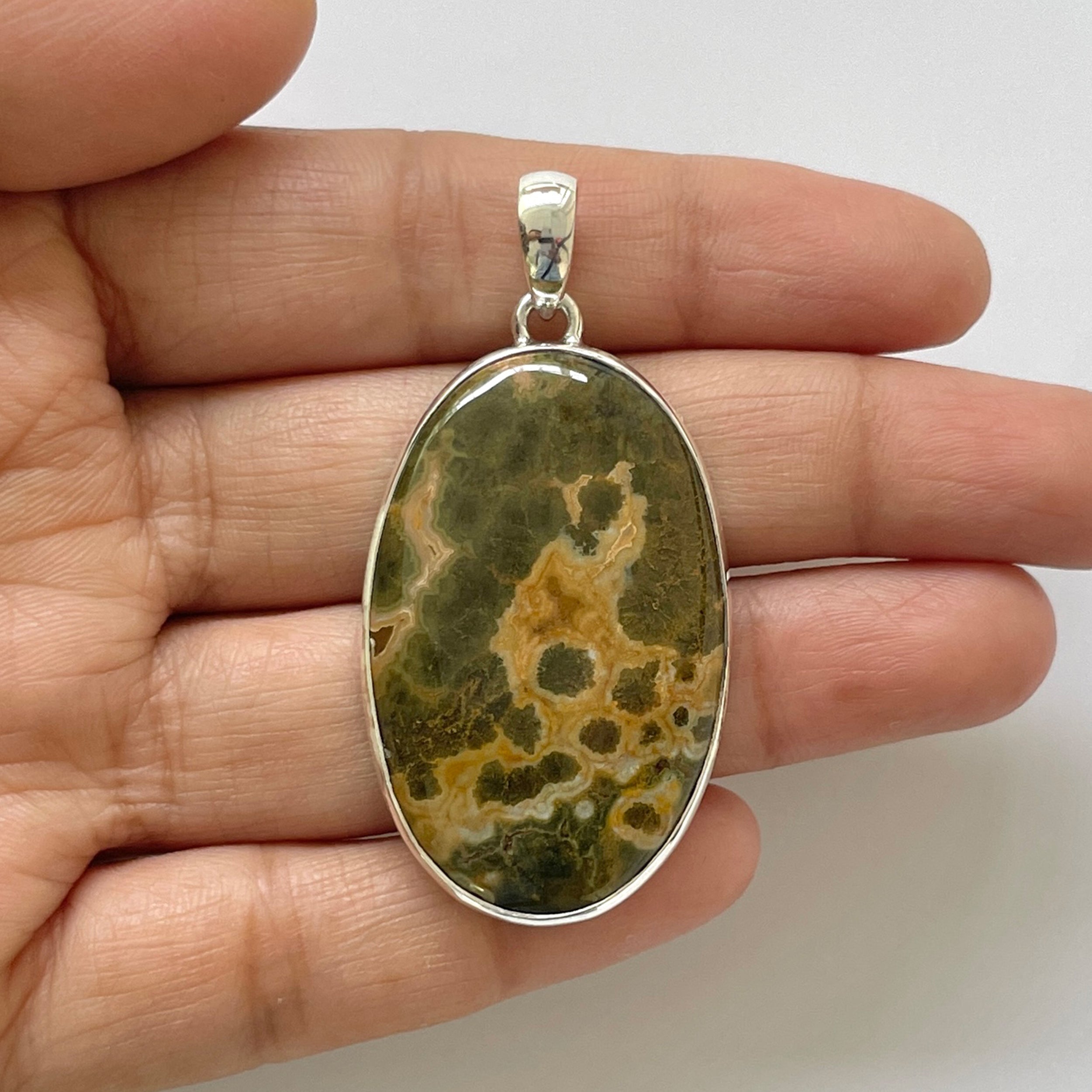 Ocean Jasper Pendant-(OCJ-1-34)
