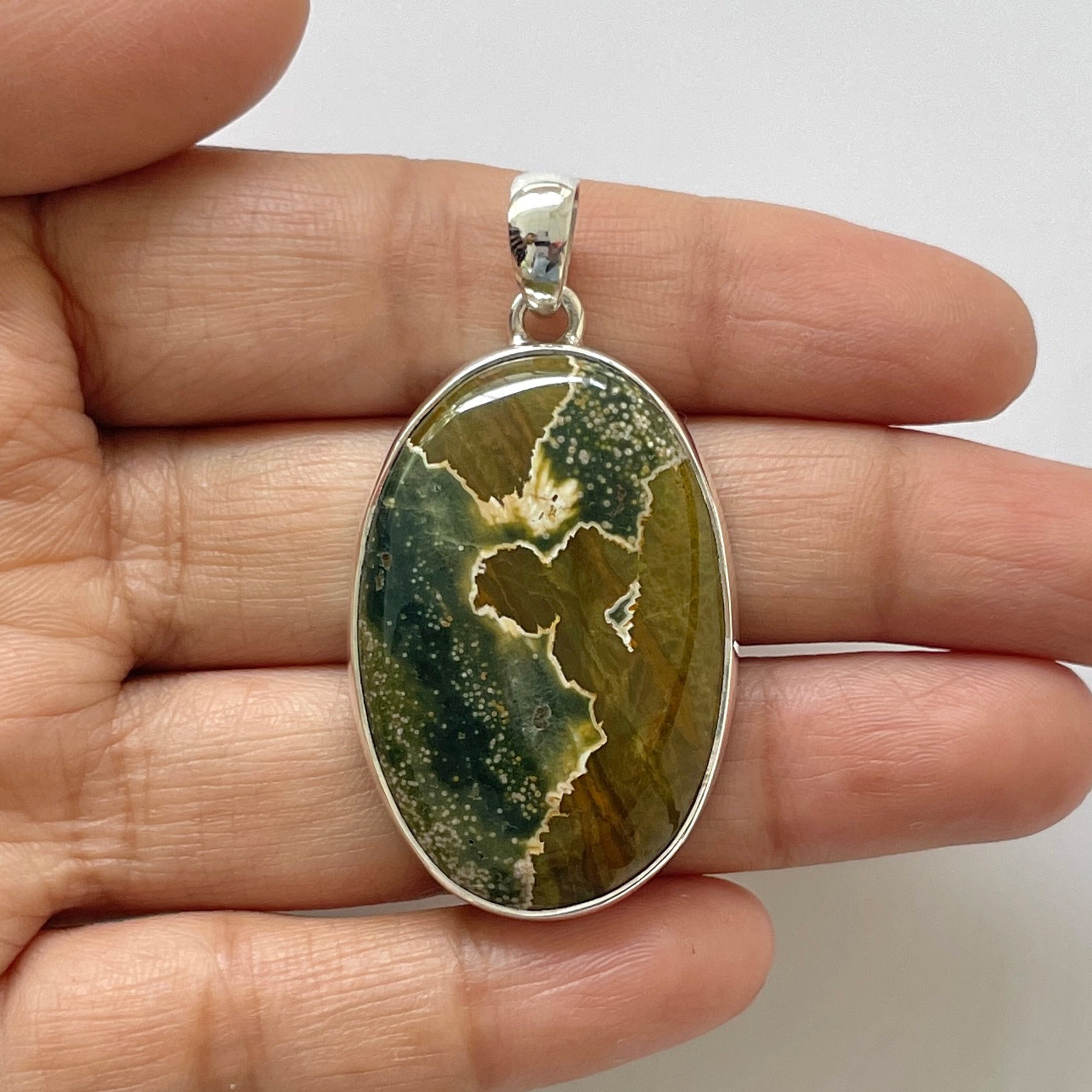 Ocean Jasper Pendant-(OCJ-1-36)
