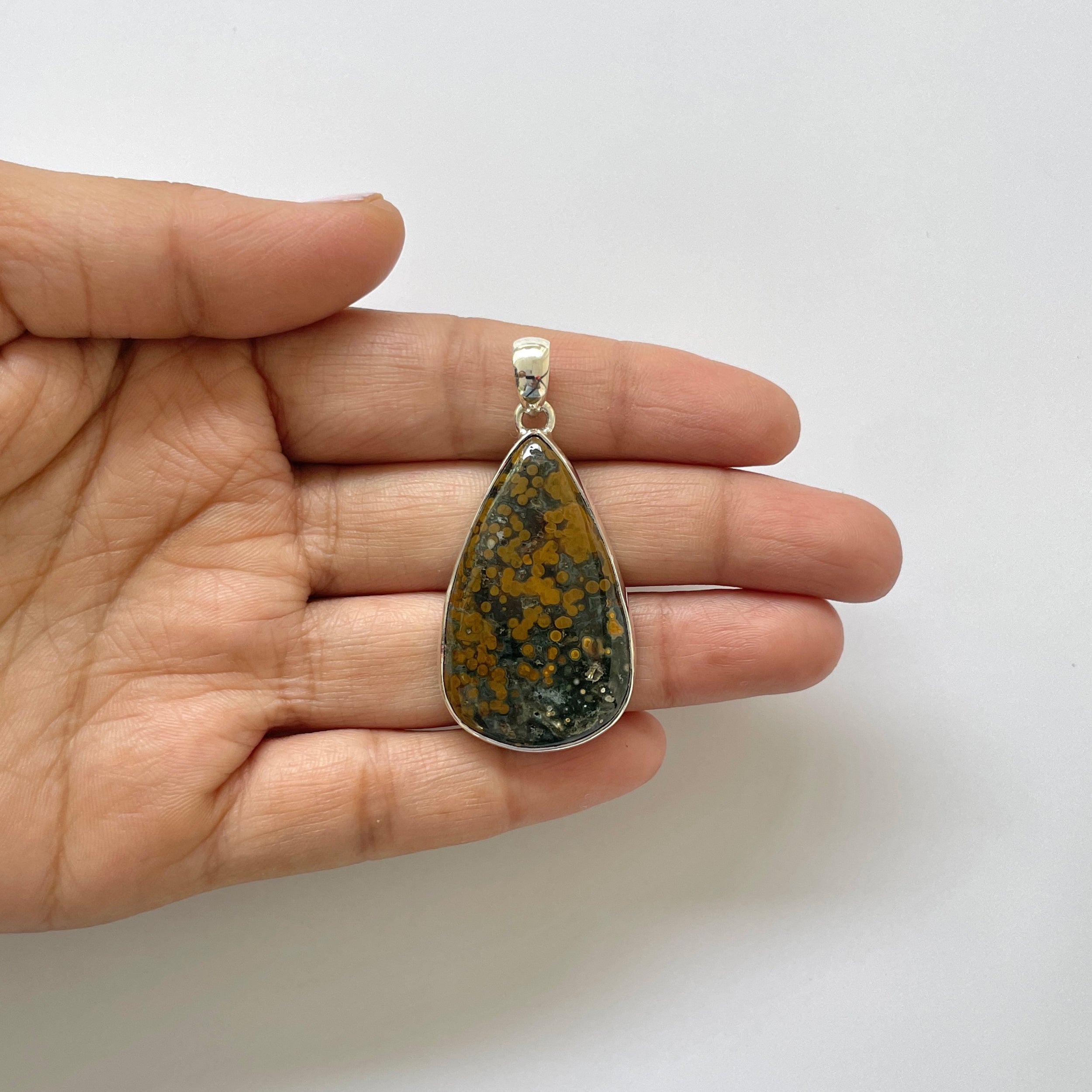 Ocean Jasper Pendant-(OCJ-1-37)