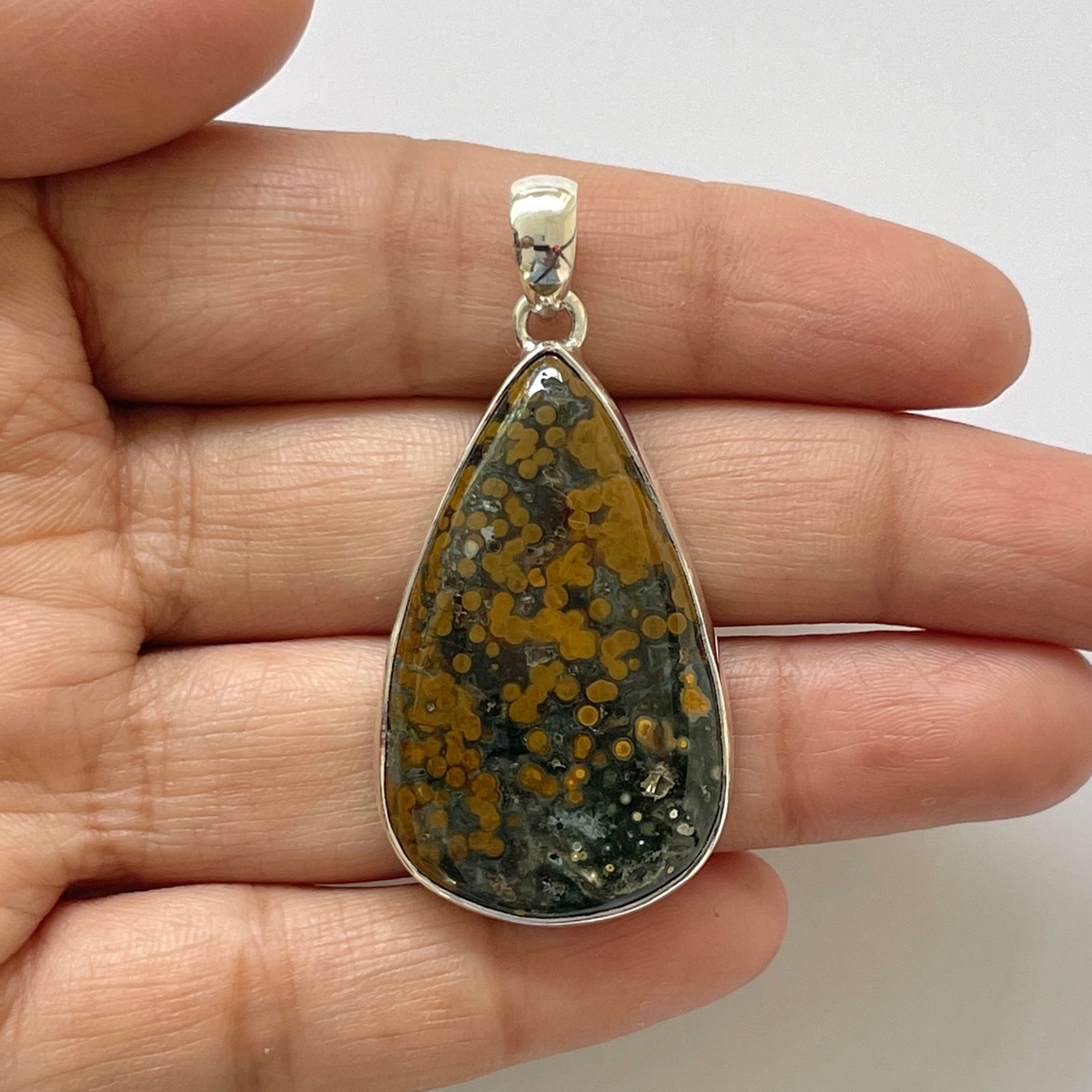 Ocean Jasper Pendant-(OCJ-1-37)