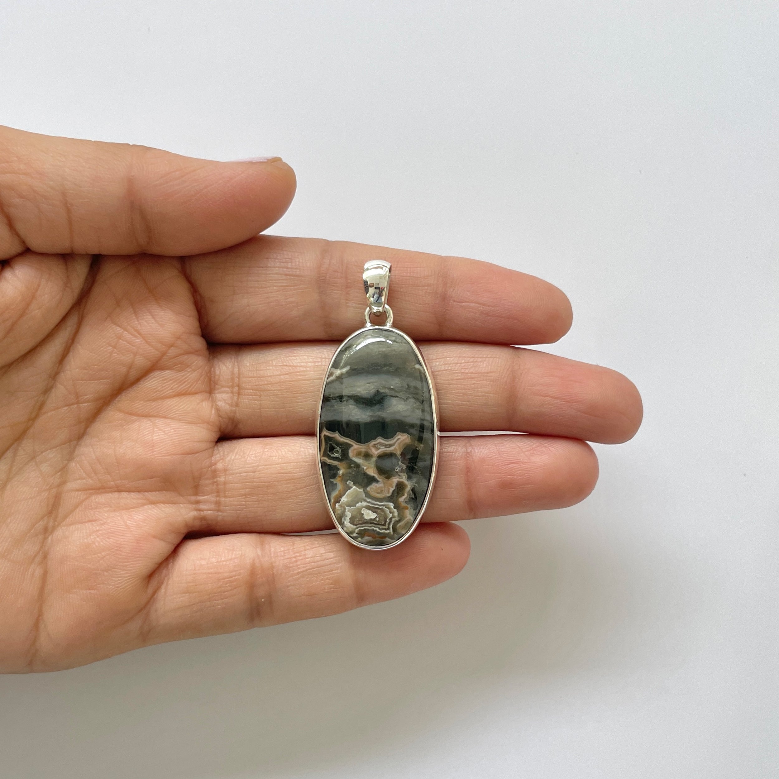 Ocean Jasper Pendant-(OCJ-1-38)
