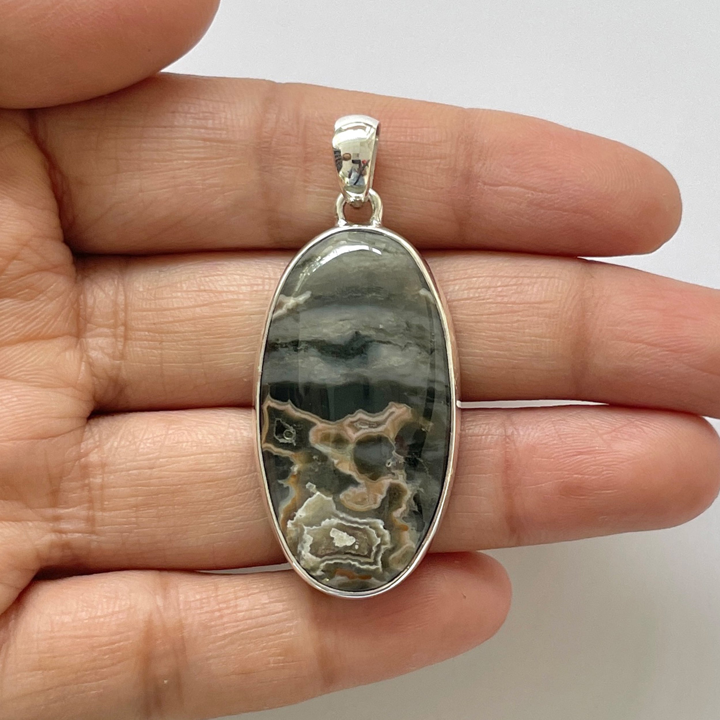 Ocean Jasper Pendant-(OCJ-1-38)