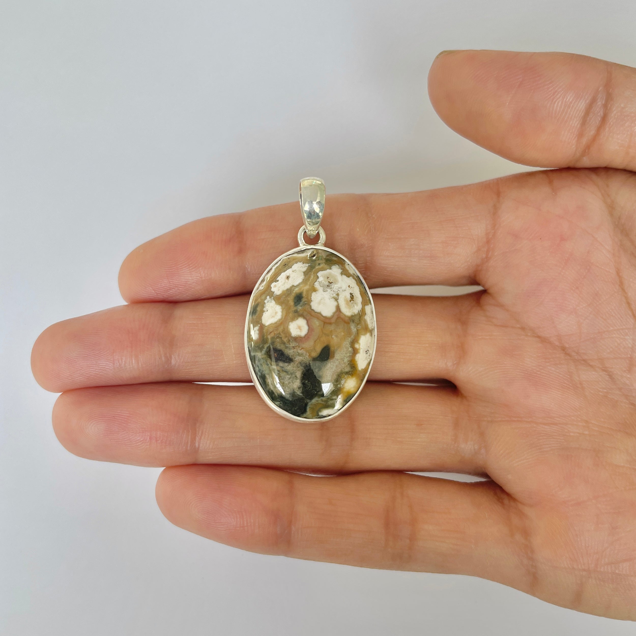 Ocean Jasper Pendant-(OCJ-1-8)