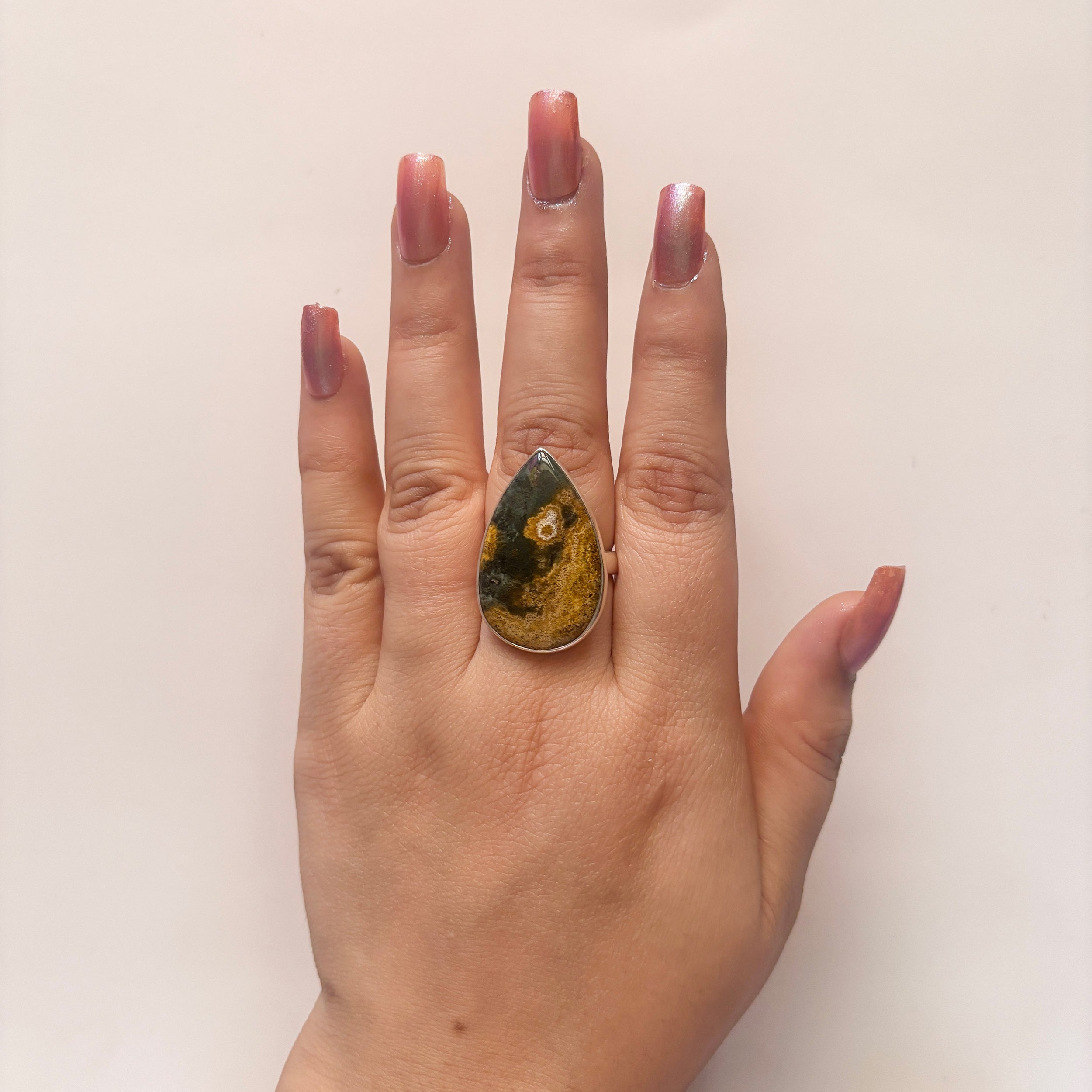 Ocean Jasper Ring-(OCJ-2-11)