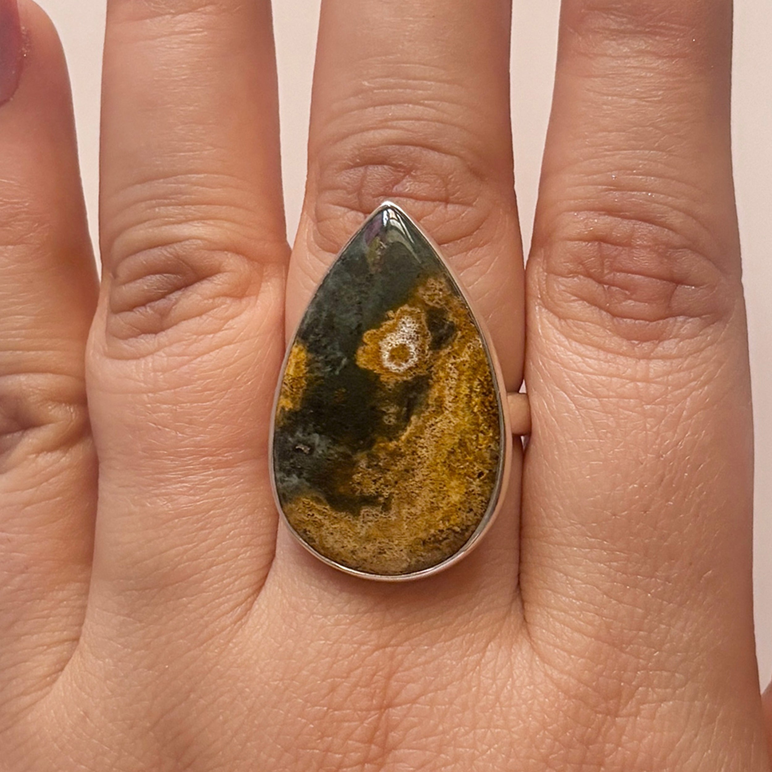 Ocean Jasper Ring-(OCJ-2-11)