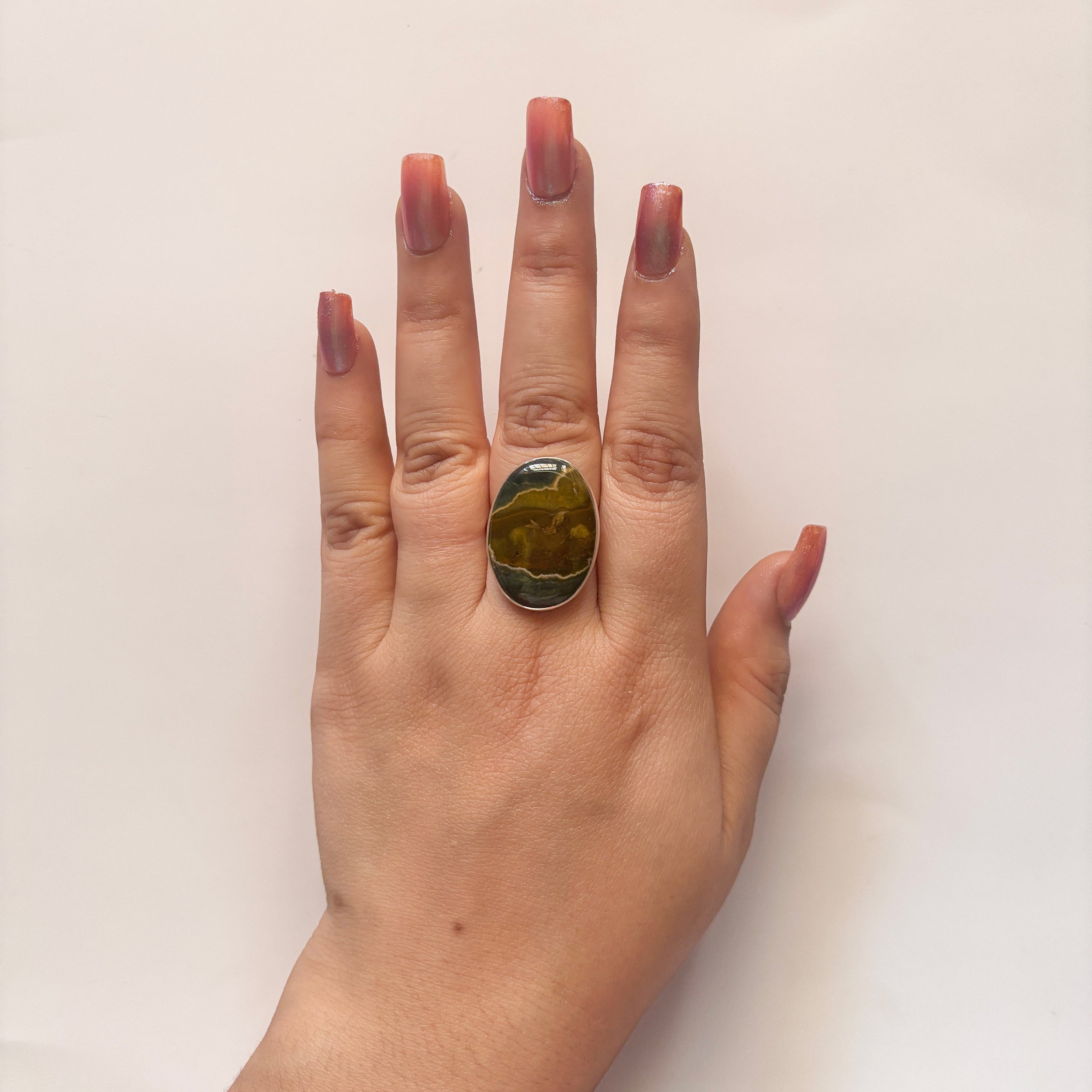 Ocean Jasper Ring-(OCJ-2-17)