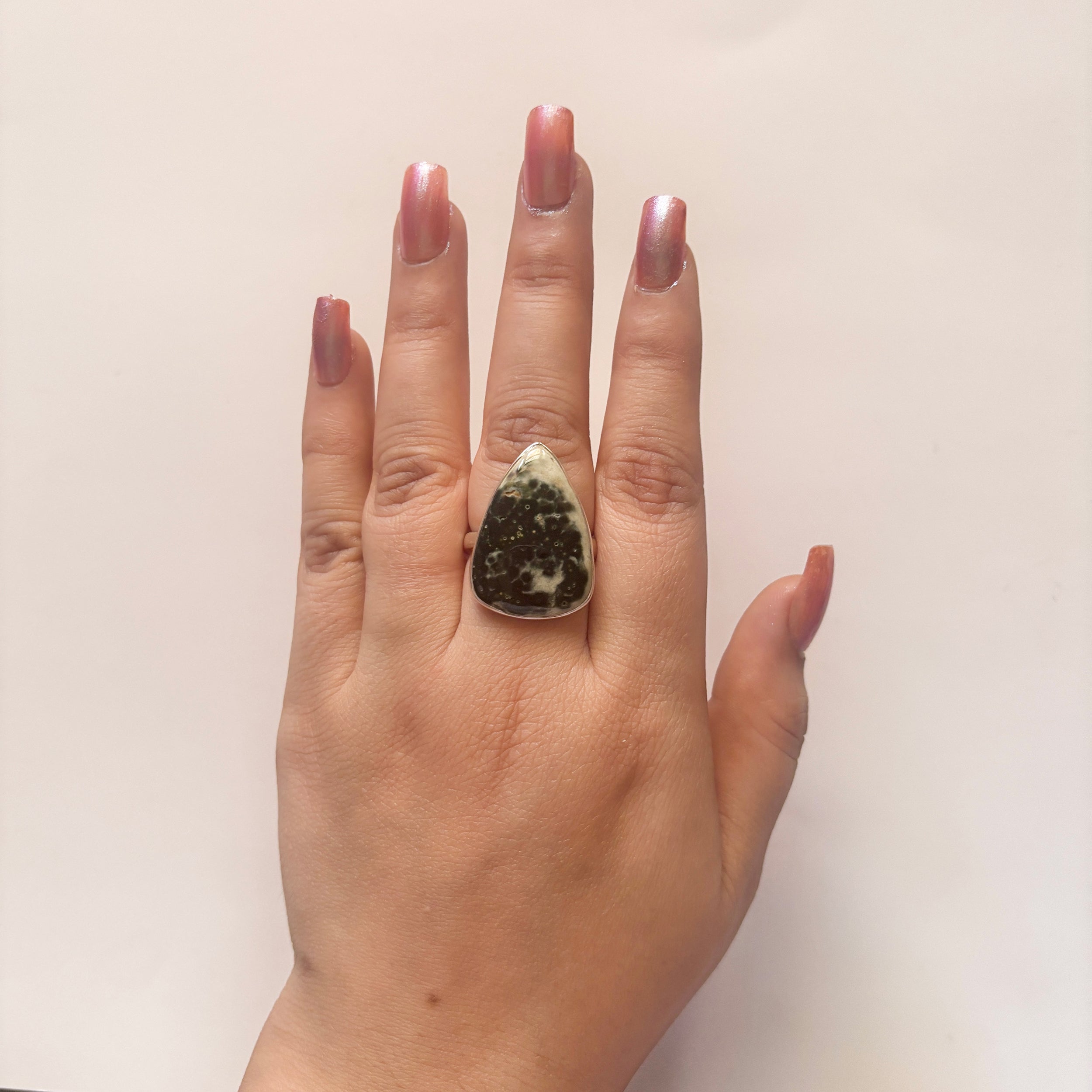 Ocean Jasper Ring-(OCJ-2-18)